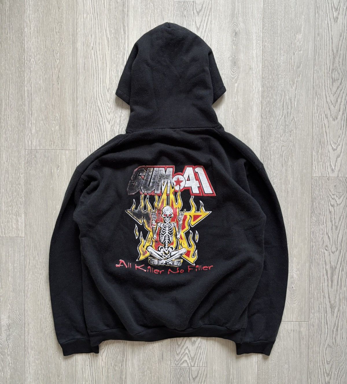 Band Tees × Vintage Vintage SUM41 All Killer No Filler Hoodie 90s Archive Rock Size US S / EU 44-46 / 1 - 1 Thumbnail