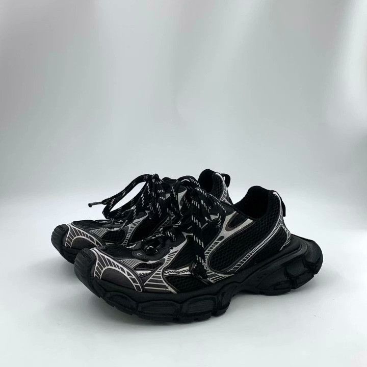 Balenciaga Balenciaga Black Lace-Up Casual Dad Shoes Size US 8 / EU 41 - 1 Thumbnail