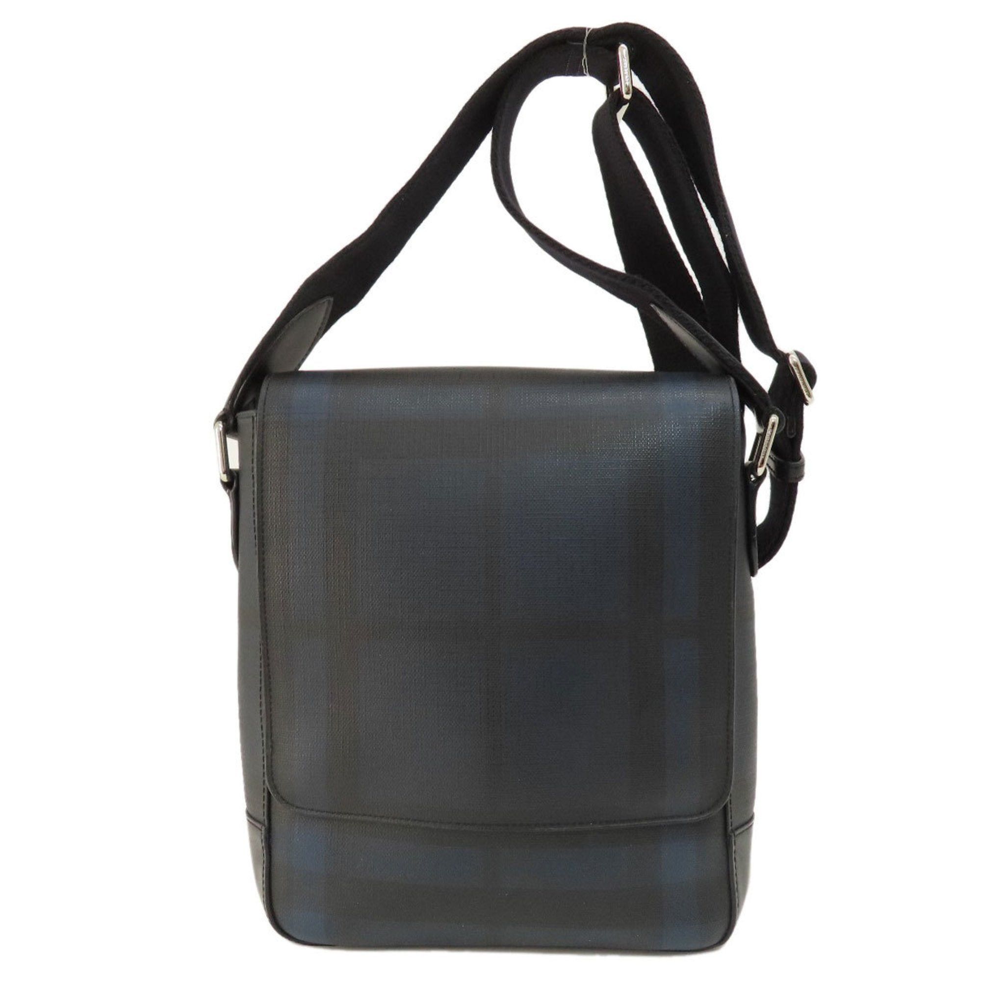 image of Burberry Checked Shoulder Bag Pvc Women's in Black