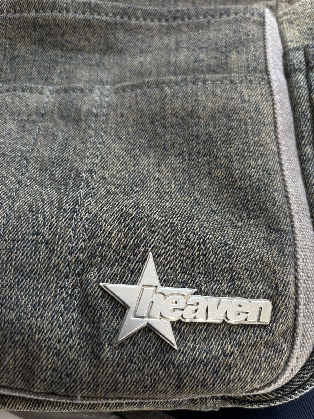 Heaven by Marc Jacobs × Marc Jacobs Heaven “Denim Messenger” Bag (RARE) Size ONE SIZE - 4 Thumbnail
