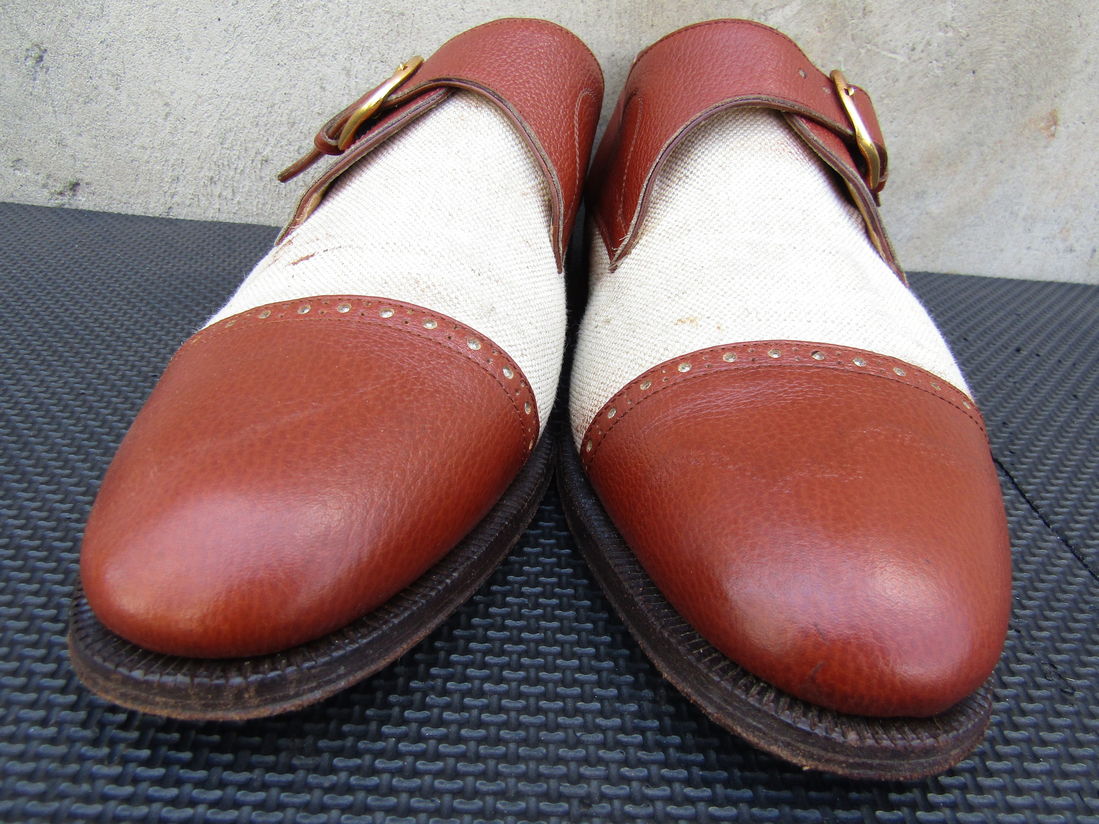 Bally BALLY SEXTON LOAFERS LEATHER & CANVAS MONK STRAP Size US 9 / EU 42 - 4 Thumbnail