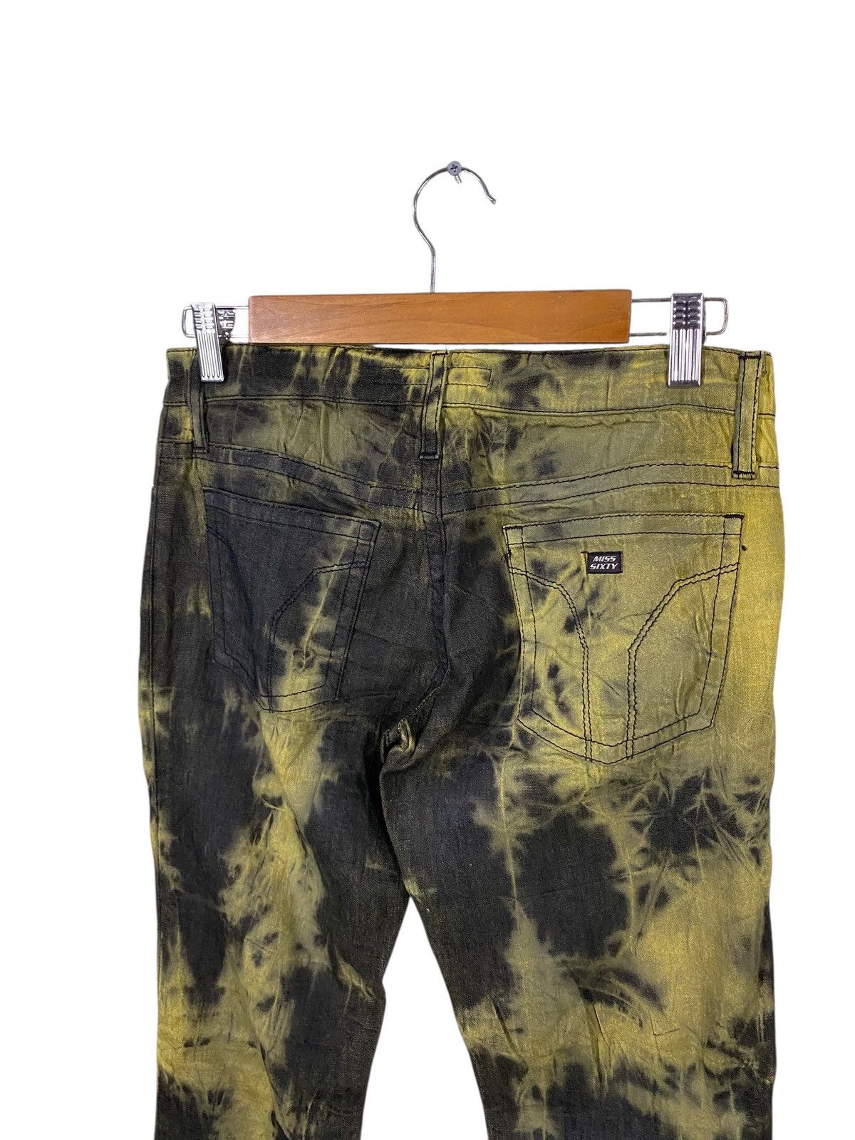 Miss Sixty Miss sixty yellow acid wash pant stretchable Size 29" - 4 Thumbnail