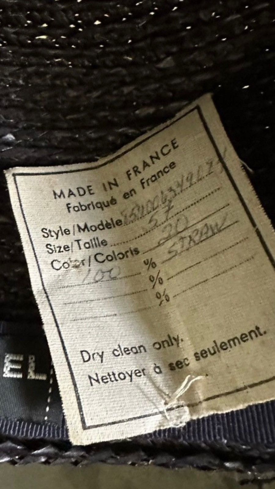 Chanel Chanel strw hat Size ONE SIZE - 7 Thumbnail