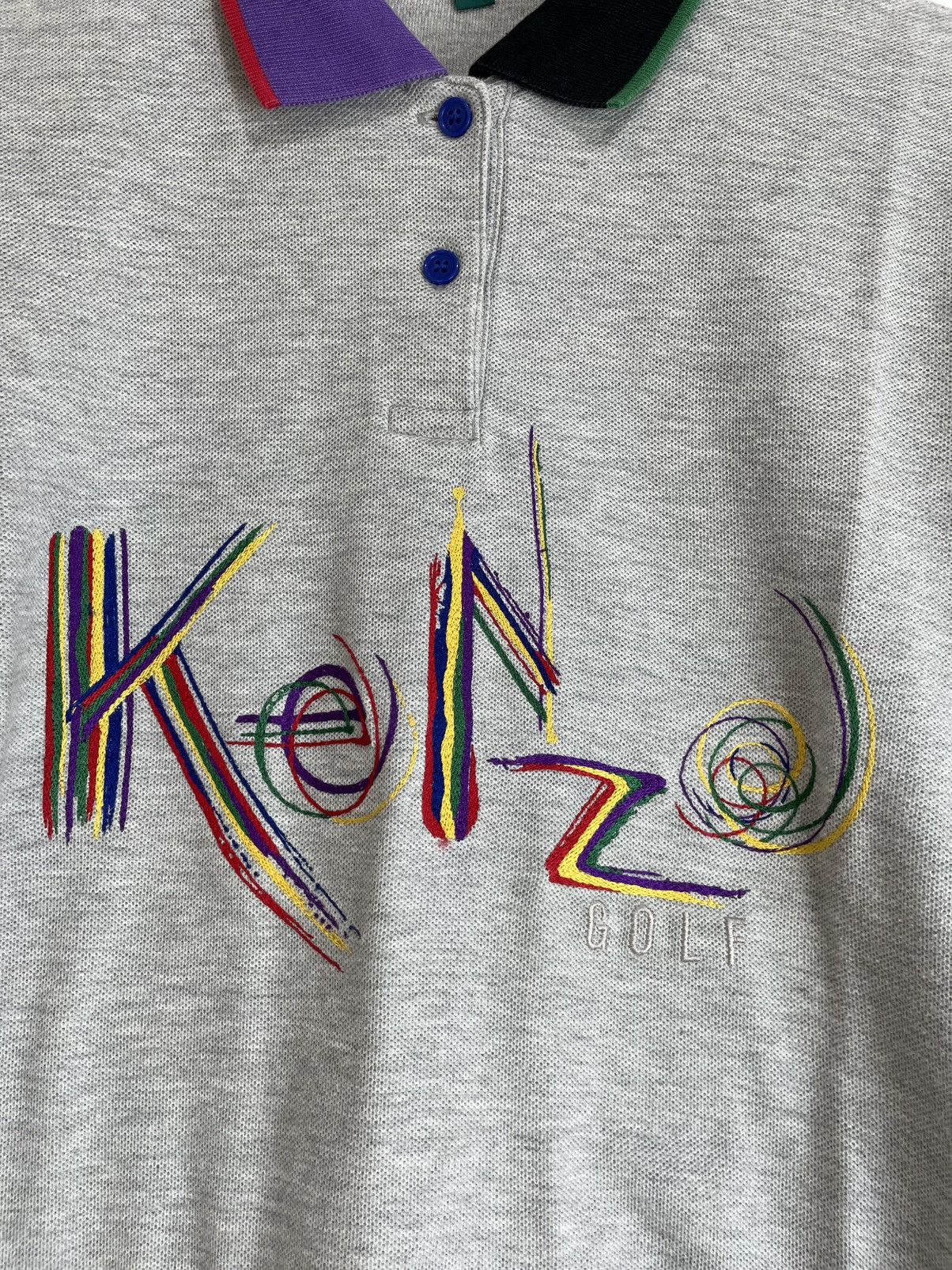 Japanese Brand × Kenzo × Vintage Kenzo Golf logo Vintage Polo Shirt Longsleeve Size US S / EU 44-46 / 1 - 2 Thumbnail