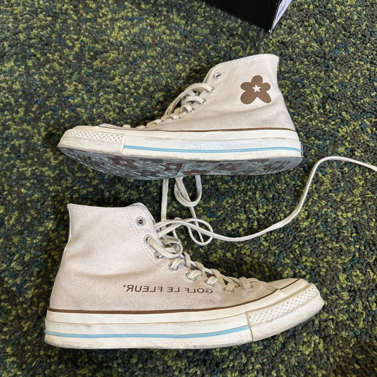 Golf le Fleur Converse Chuck Taylor Hi Parchment Size 8.5 US