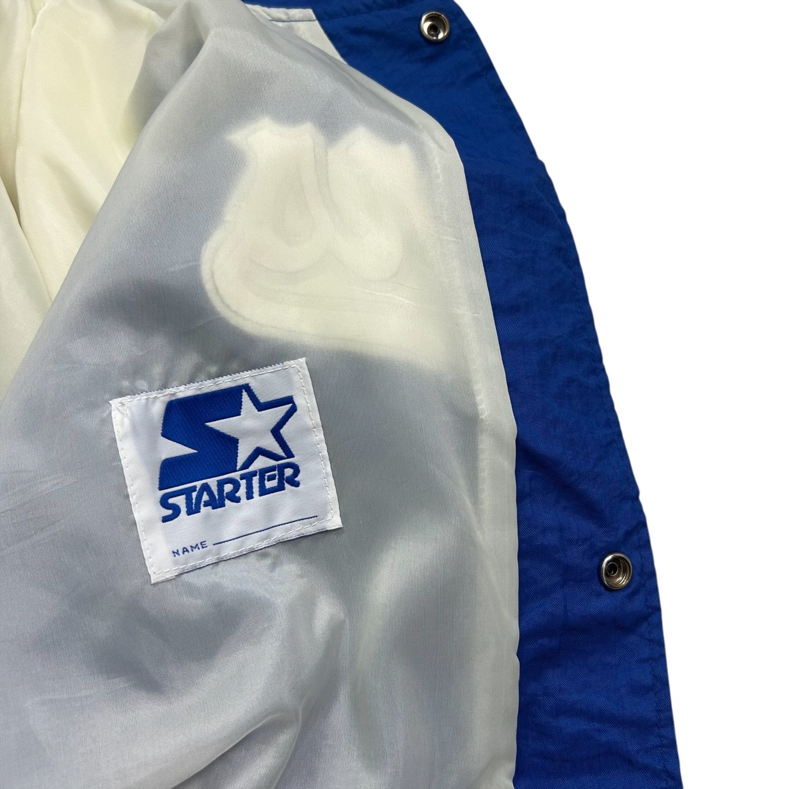 MLB VTG 90s LOS ANGELES DODGERS STARTER NYLON JACKET SLEEVE LOGO Size US XL / EU 56 / 4 - 7 Thumbnail