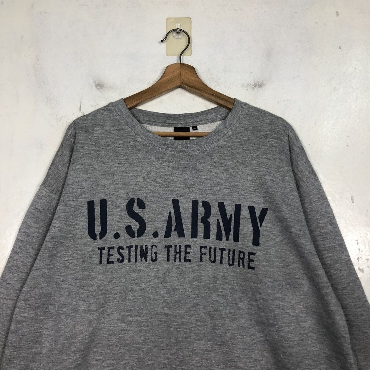Japanese Brand 📌US Army Spell Out Big Logo Sweatshirt Size US L / EU 52-54 / 3 - 4 Thumbnail