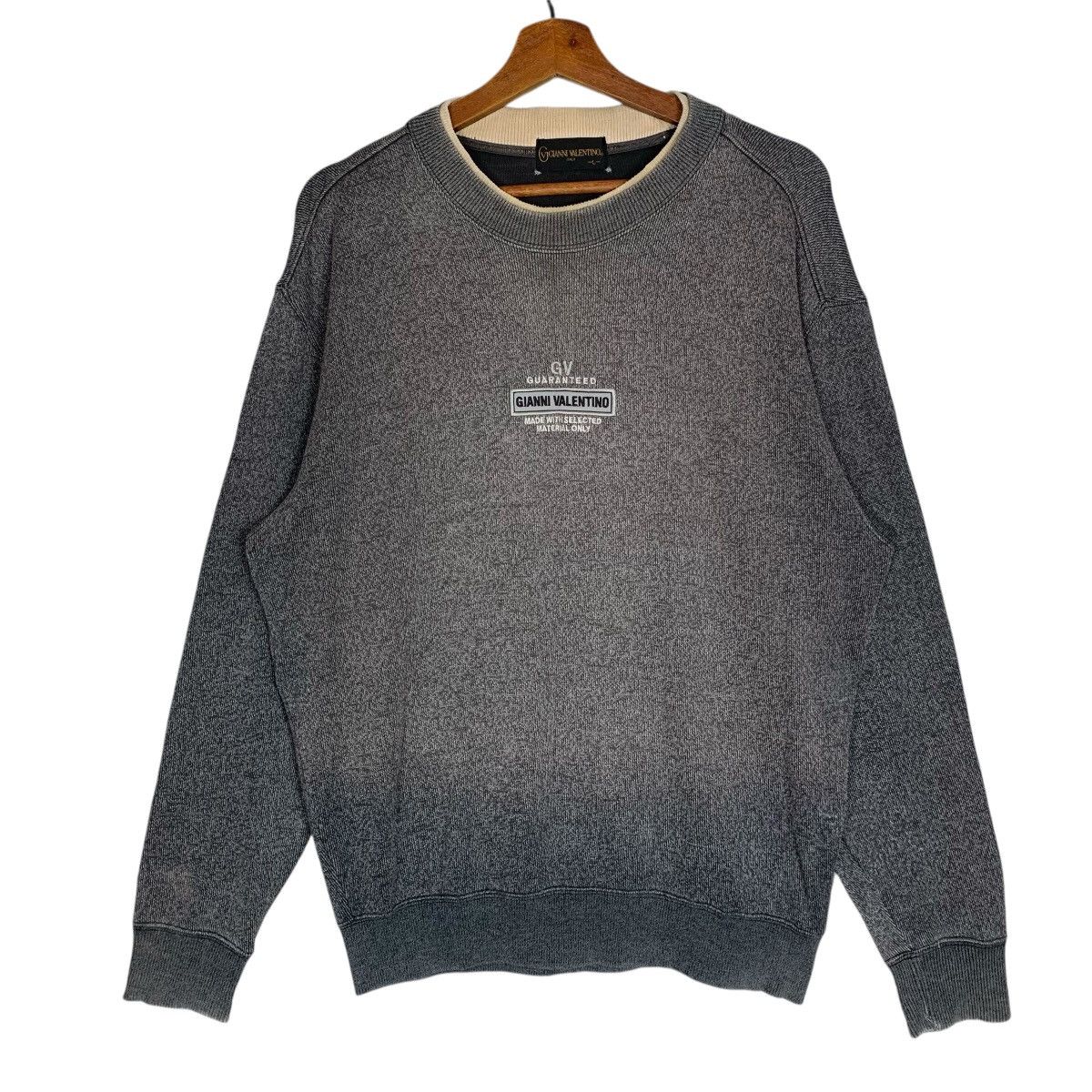 Gianni Valentino Vintage Giani Valentino Italy Designer StreetWear Sweatshir Size US M / EU 48-50 / 2 - 2 Thumbnail