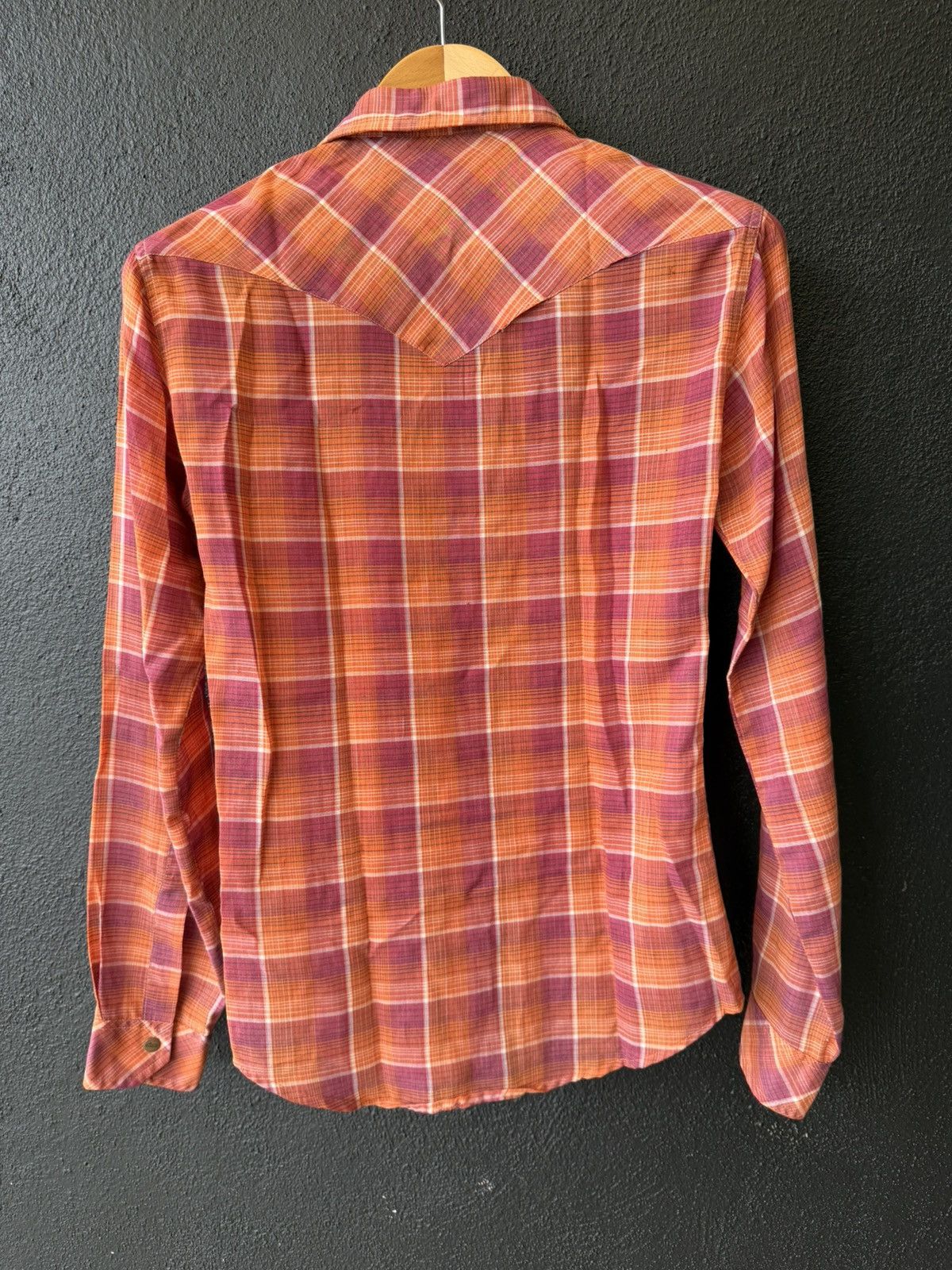 Wrangler Vintage 70s/80s Wrangler Plaid Pearl Snap Western Shir Size US S / EU 44-46 / 1 - 4 Thumbnail