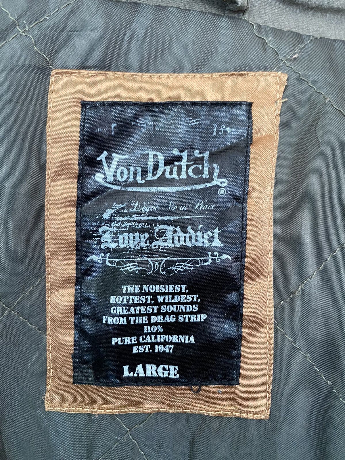 Vintage × Von Dutch VON DUTCH Light Zipper Jacket Size US L / EU 52-54 / 3 - 21 Thumbnail