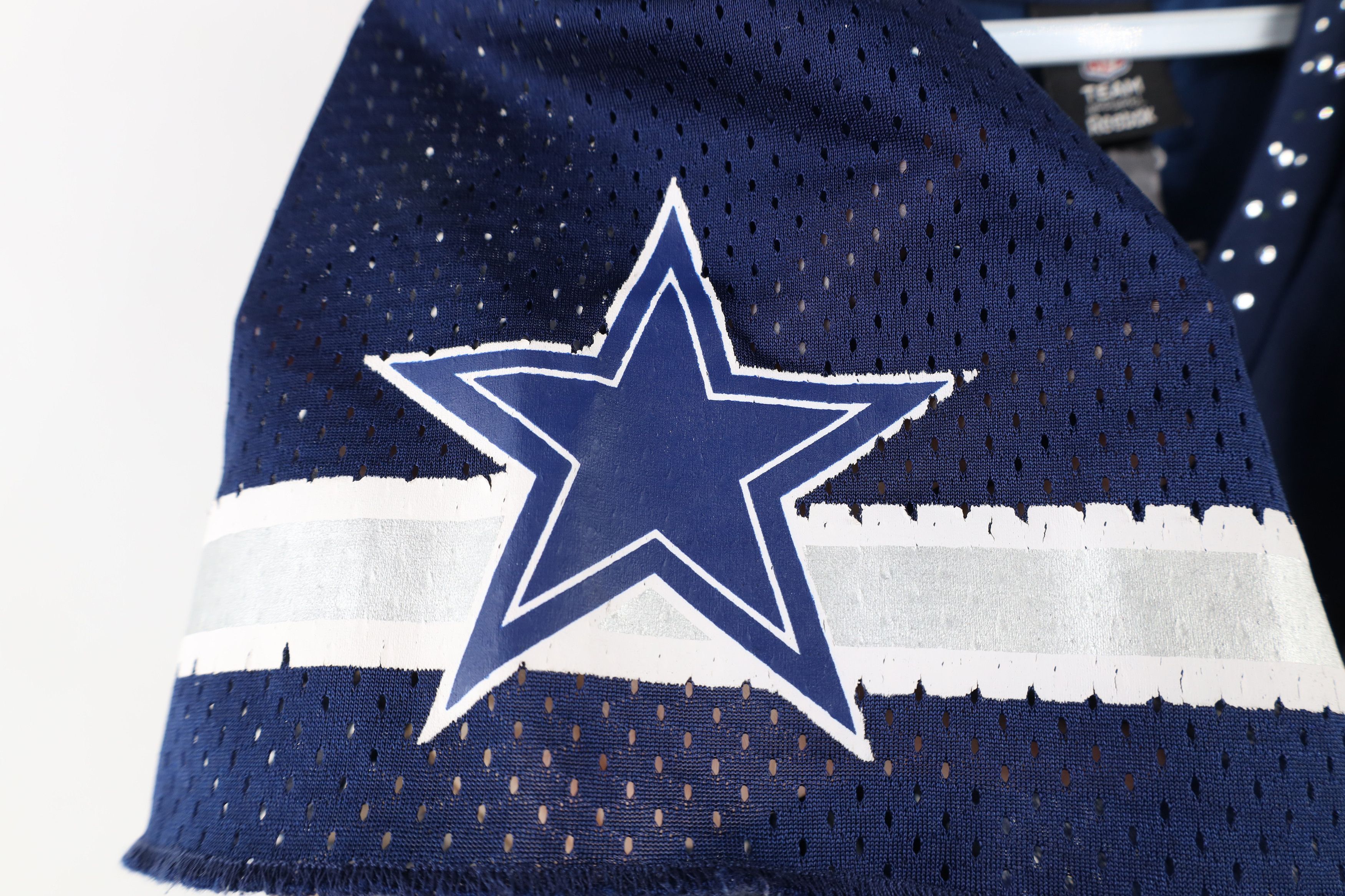 Reebok × Vintage Vintage Reebok Ware Dallas Cowboys Football Jersey Blue Size L / US 10 / IT 46 - 6 Thumbnail