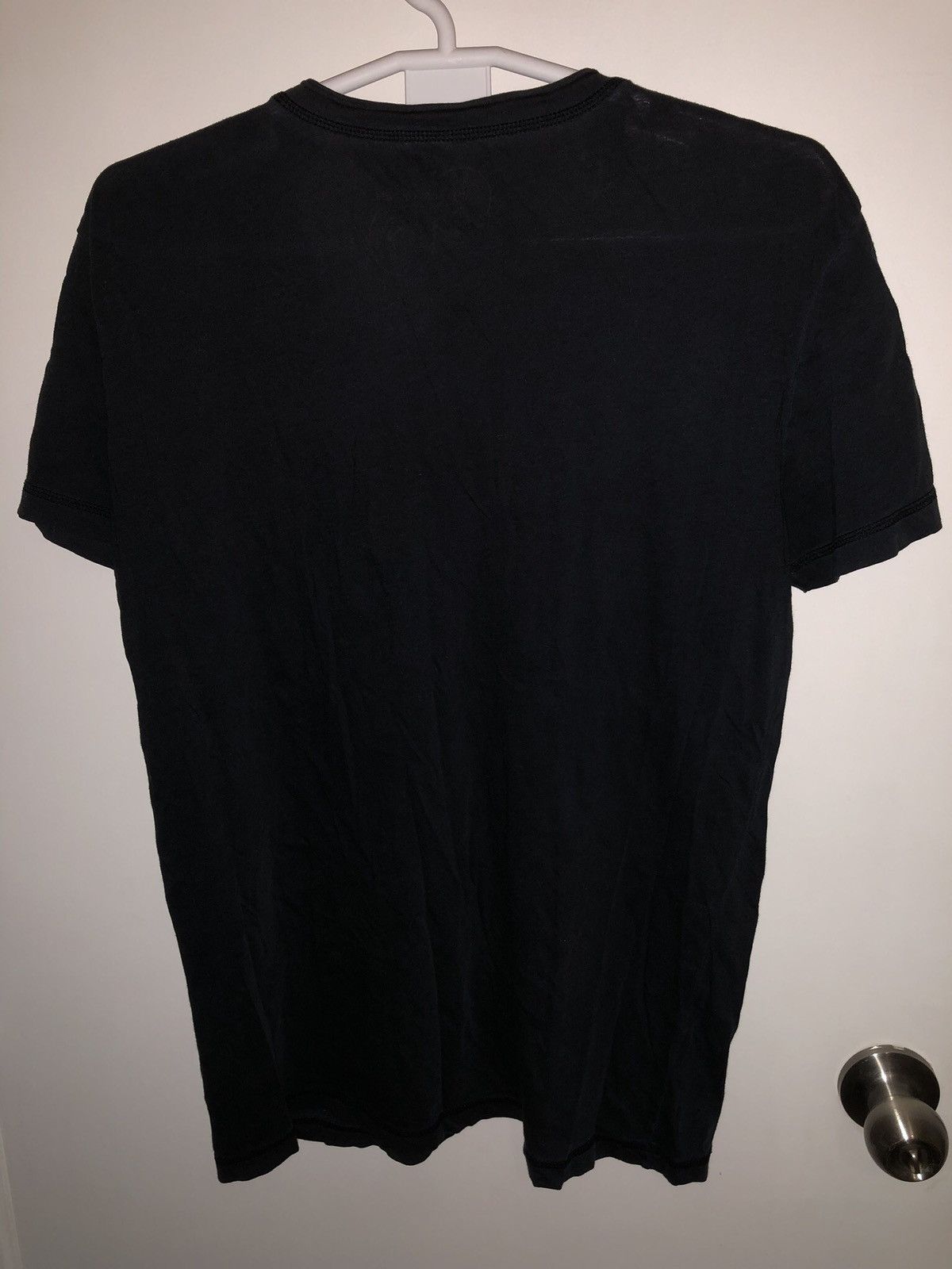 Hugo Boss × Vintage Boss Vintage V Neck Black Tee Size US S / EU 44-46 / 1 - 8 Thumbnail