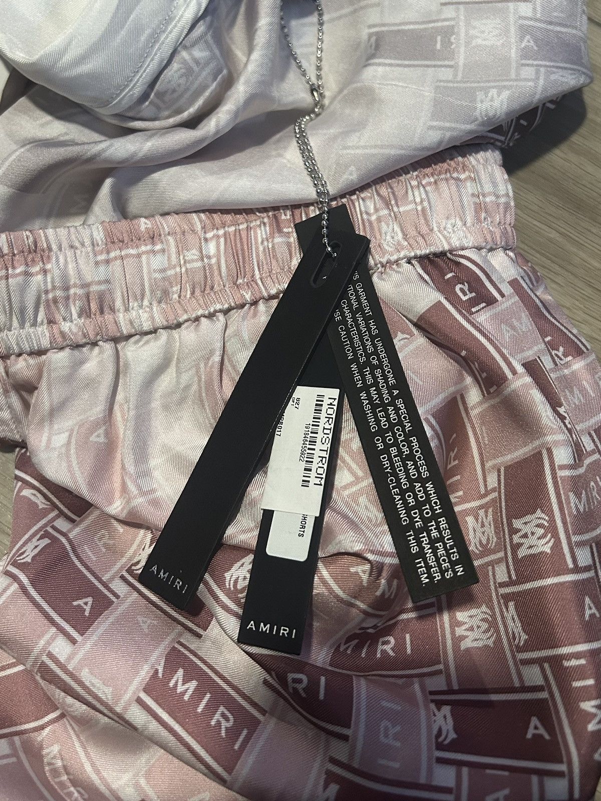 Amiri Amiri Gradient Tape Silk Shorts Size US 34 / EU 50 - 8 Thumbnail