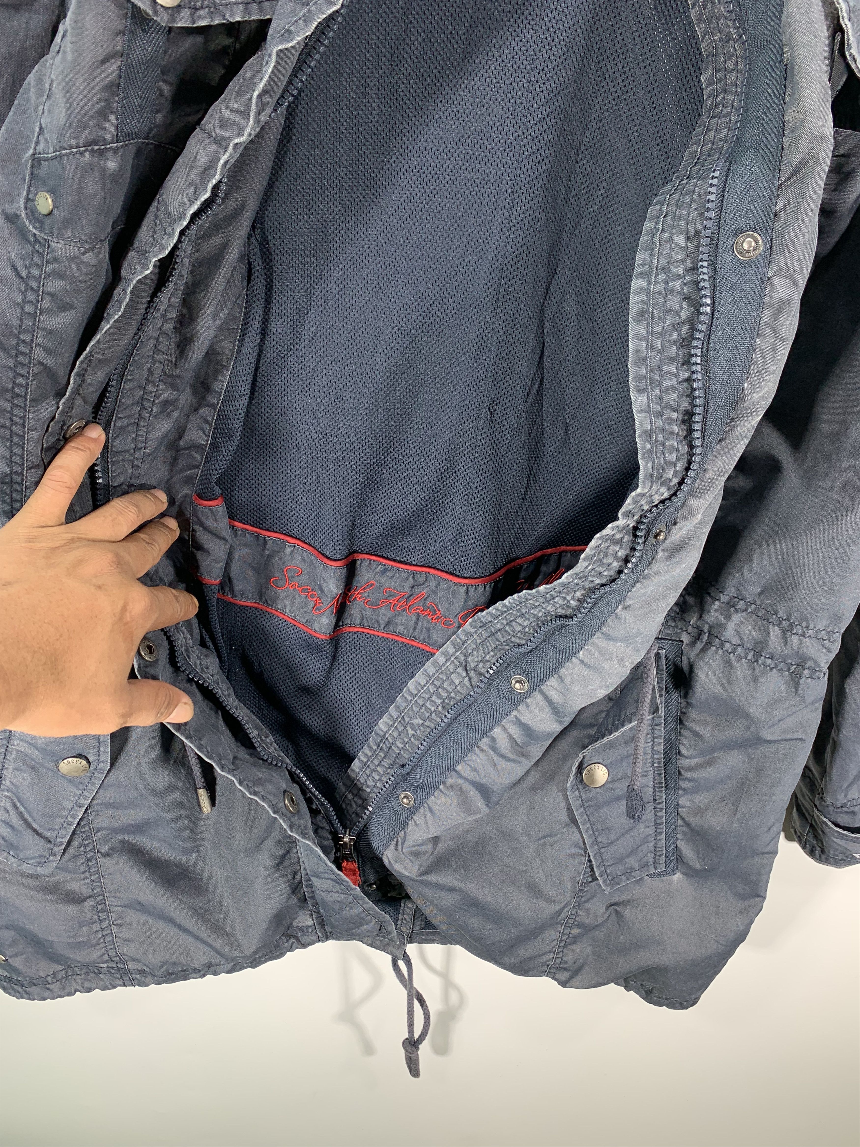 Japanese Brand × Vintage ⚡️Vintage Soccx Blue Parka Rare Design Size US M / EU 48-50 / 2 - 8 Thumbnail
