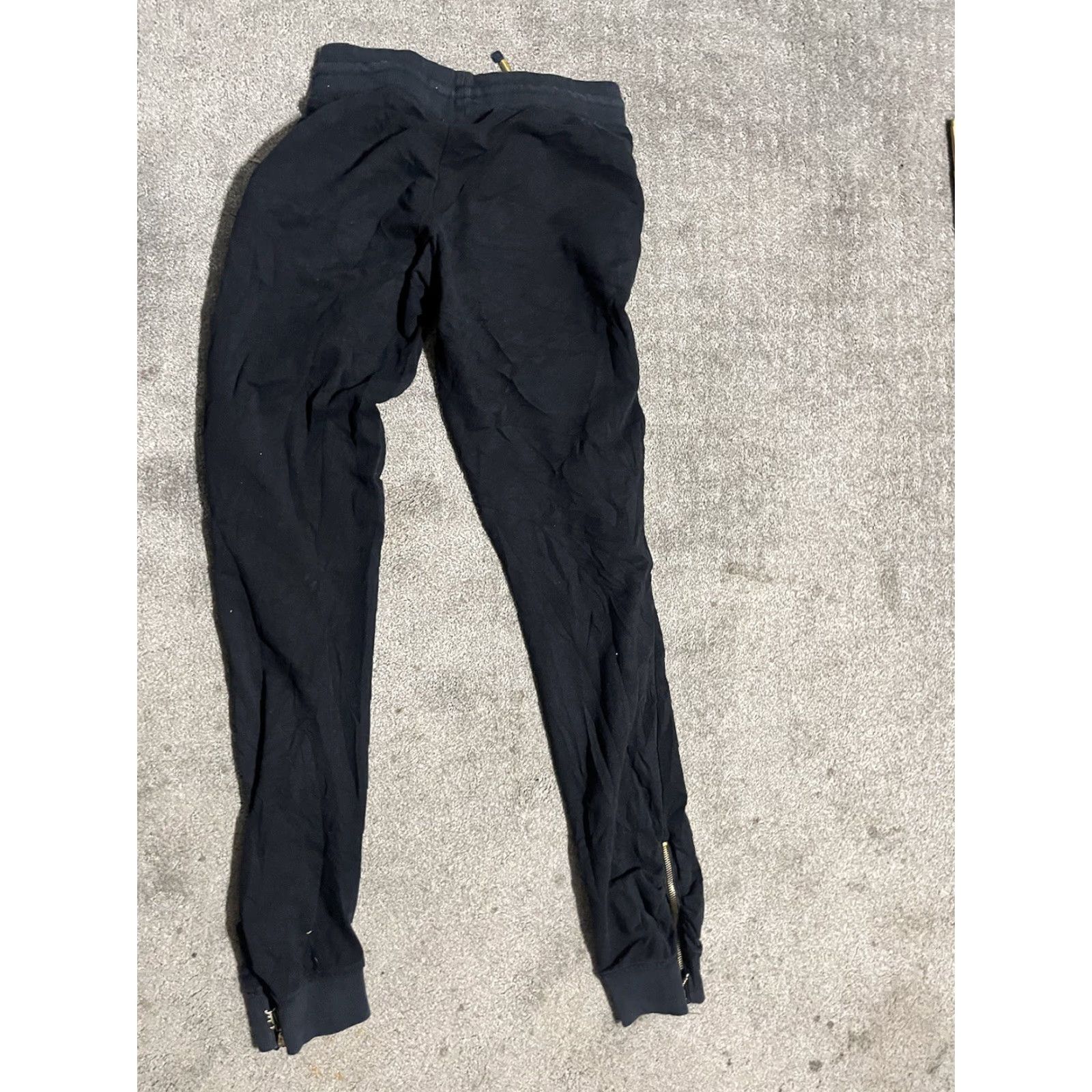 Bcbgmaxazria BCBG MAX AZRIA Sweatpants Woman Size Small Black Cotton Blend Vintage Size 28" / US 6 / IT 42 - 3 Thumbnail