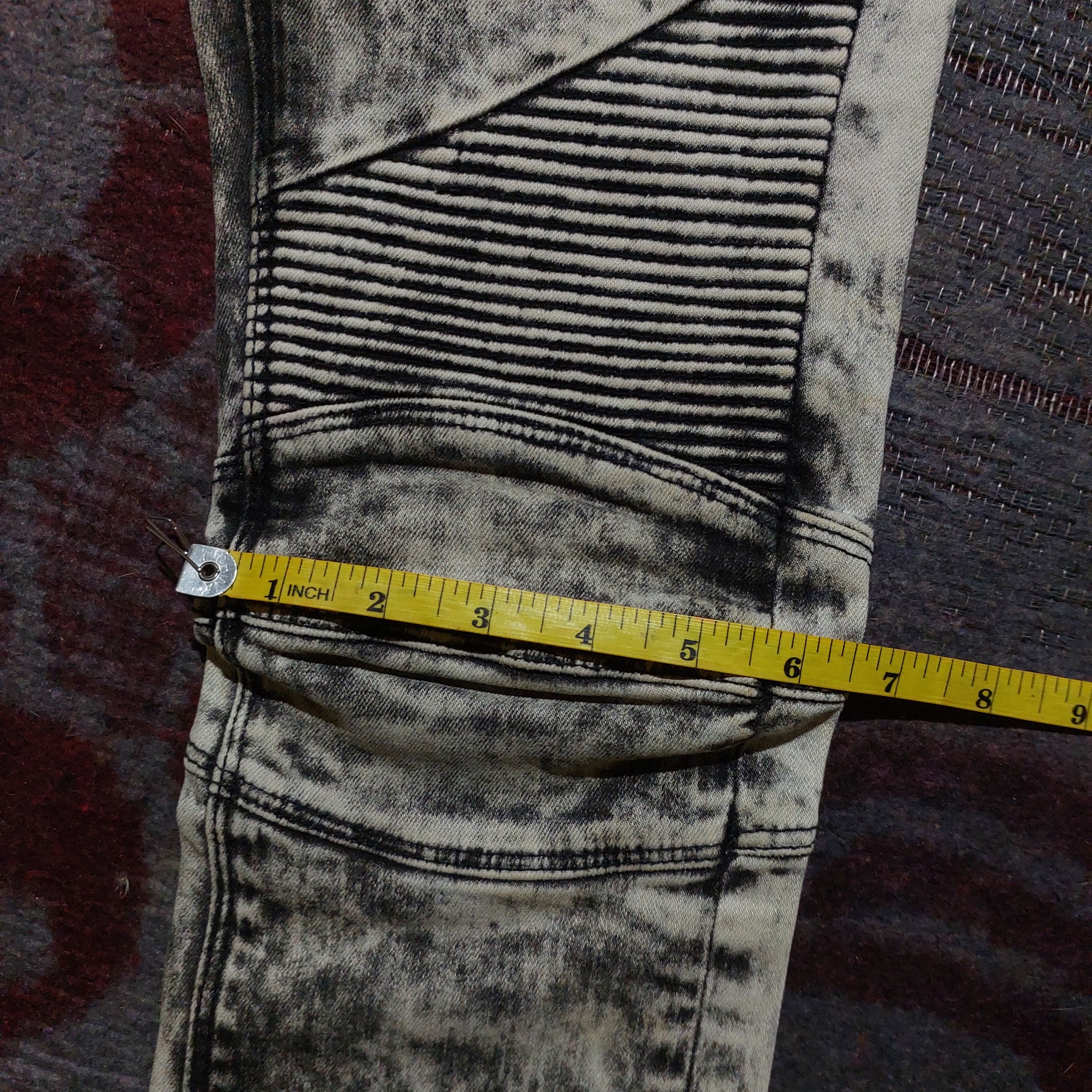 GOSTAR DE FUGA FUGA japanese acid biker jeans Size US 29 - 19 Thumbnail