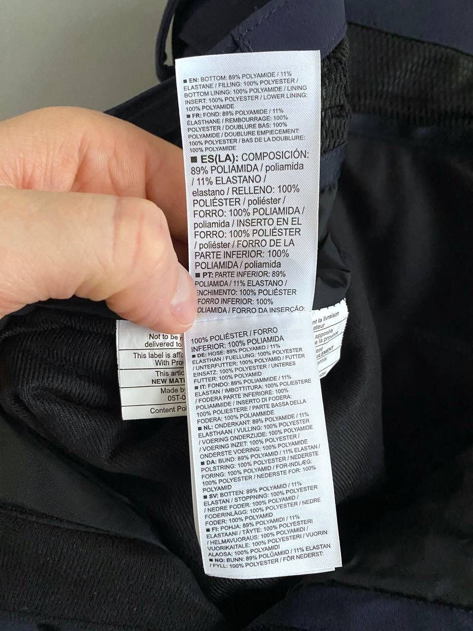 Salomon Salomon Advanced Skin Dry Men's Ski Pants, Size XL W36/L32 Size US 36 / EU 52 - 21 Thumbnail