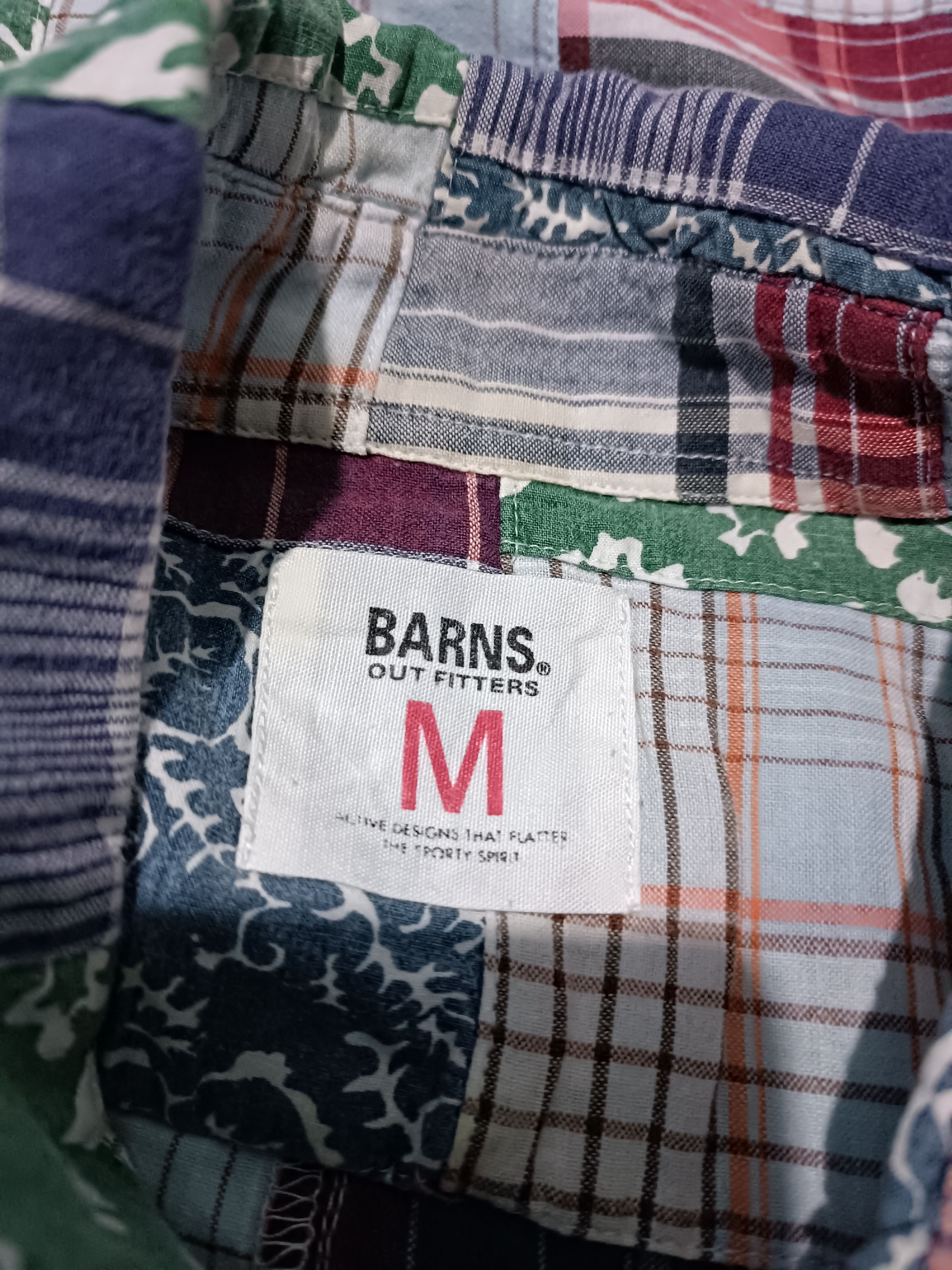 BARNS OUTFITTERS Barns Outfitters Patchwork Shirt Size US M / EU 48-50 / 2 - 7 Thumbnail