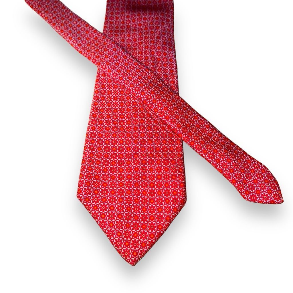 Robert Talbott Current Robert Talbott Estate Red Flower Silk Tie Size ONE SIZE - 1 Thumbnail