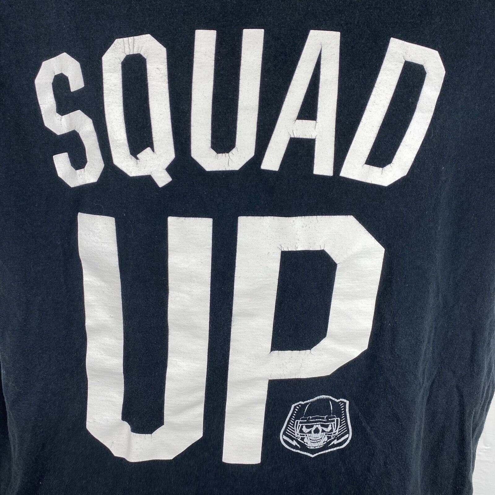 Nike Nike Squad Up Football Large Skull Graphic Black T Shirt Size US L / EU 52-54 / 3 - 3 Thumbnail