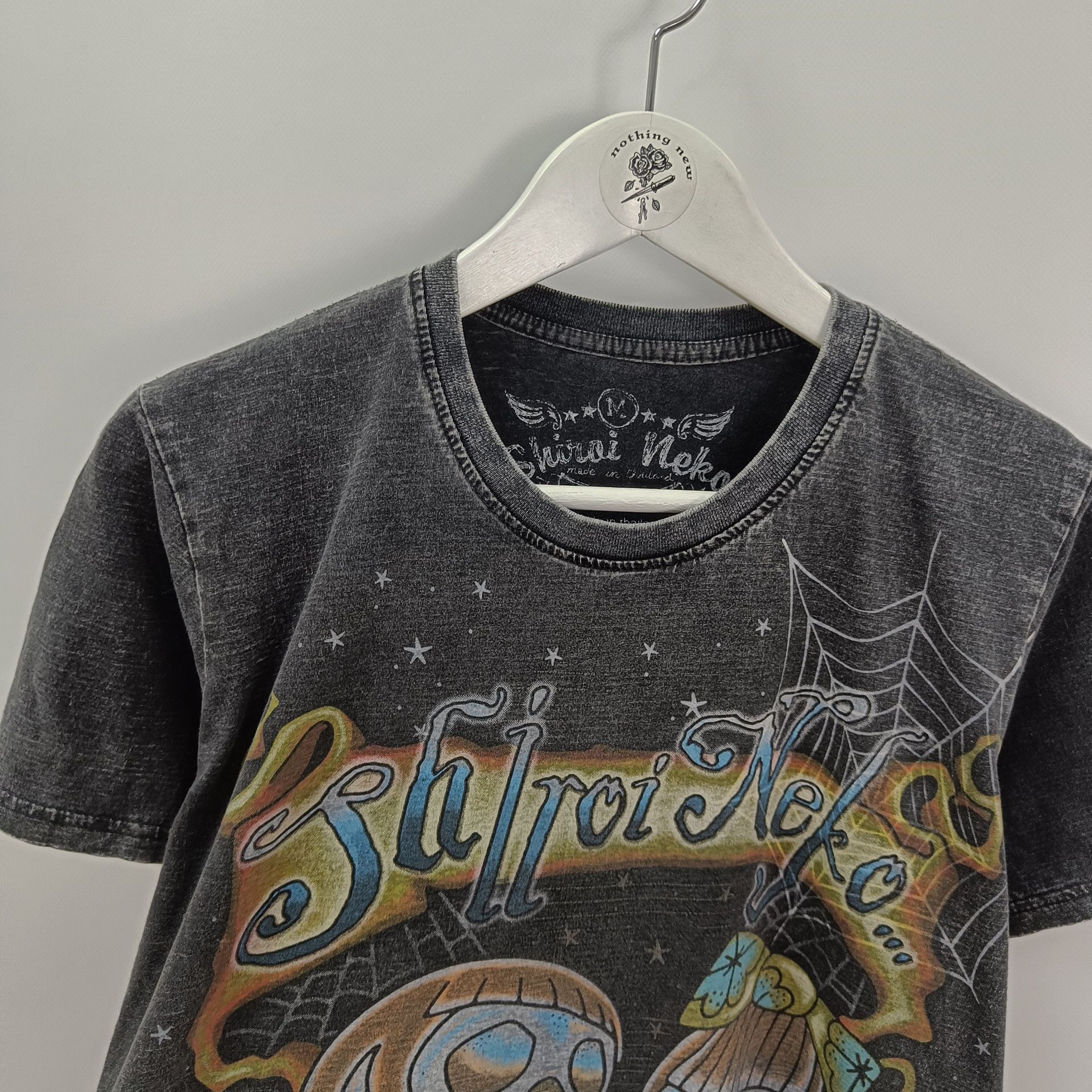 Ed Hardy shiroi neko Mens T-Shirt full print skull Size US M / EU 48-50 / 2 - 4 Thumbnail