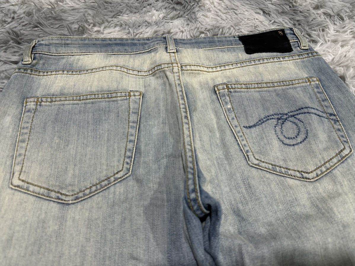 R13 🔥R13 Boy Skinny Denim Distressed Patchwork Size US 31 - 17 Thumbnail