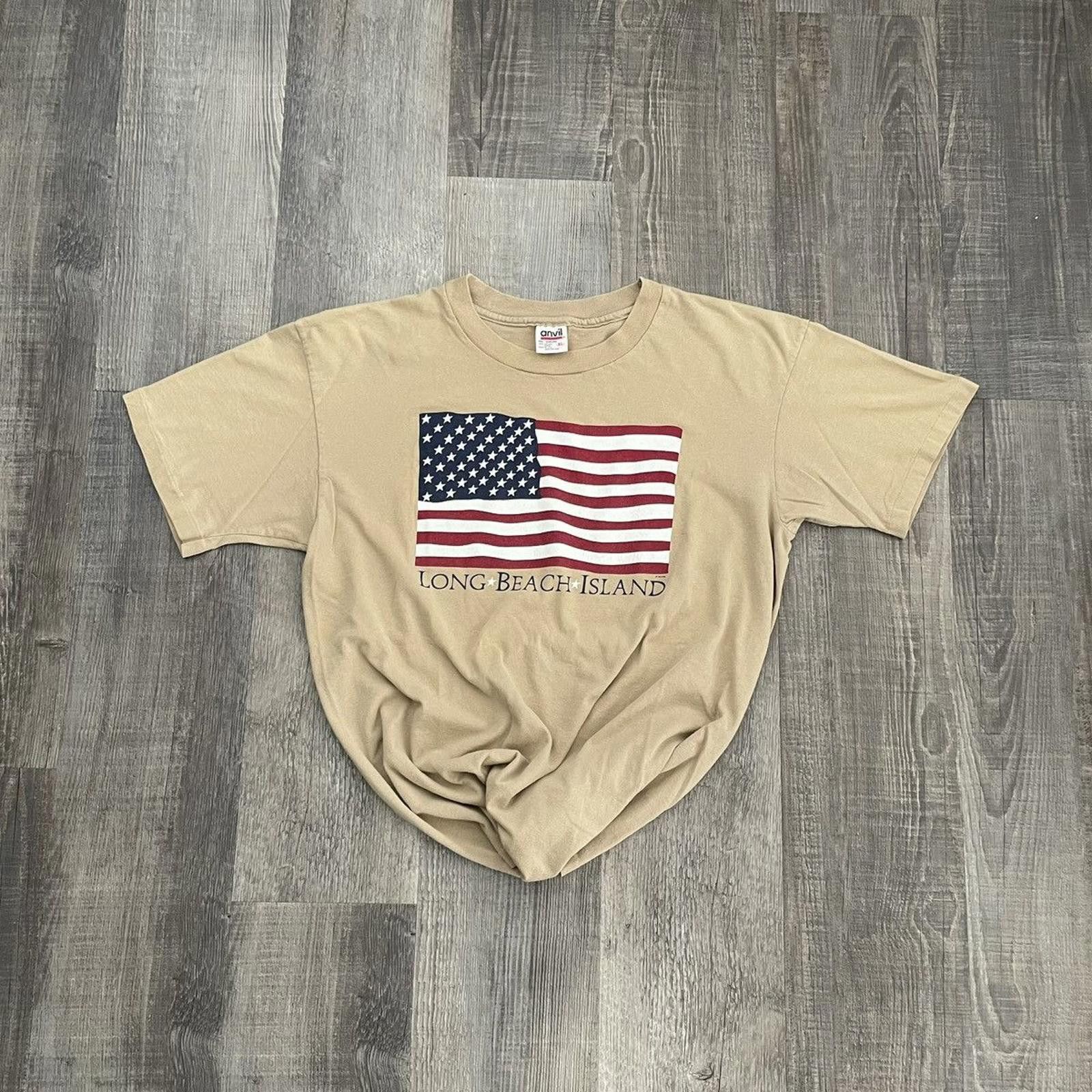 Anvil ANVIL • VNTG "Long Beach Island" Single Stitch Tee (XL) Size US XL / EU 56 / 4 - 1 Thumbnail