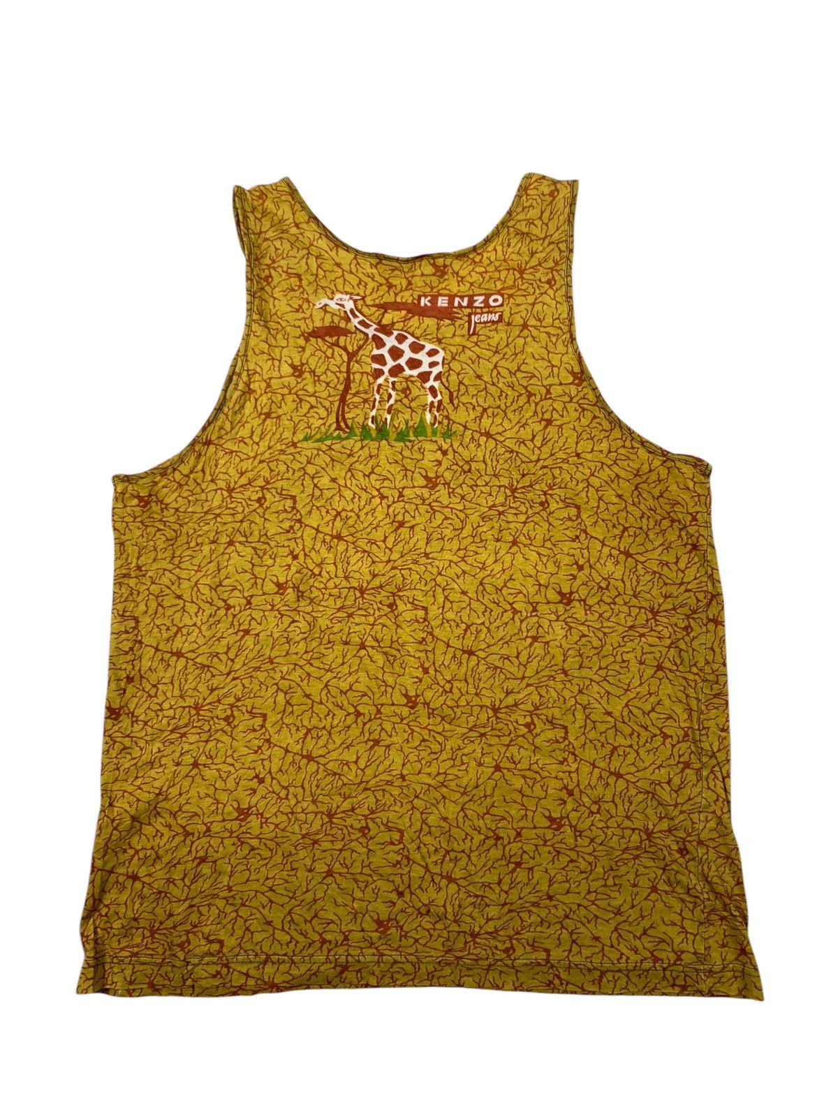 Kenzo × Vintage 💥FINAL DROP💥 VTG Tanktop kenzo Jeans Giraffe Size US M / EU 48-50 / 2 - 2 Thumbnail