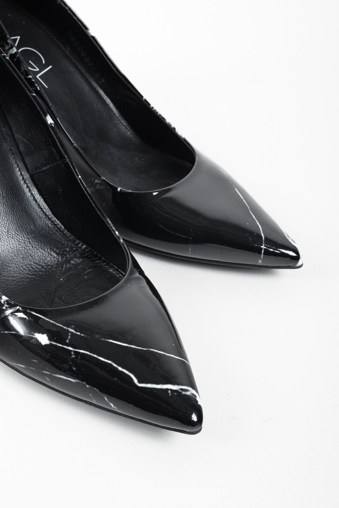 AGL AGL Isoldie Black Marble Pump Size US 11 / IT 41 - 6 Thumbnail