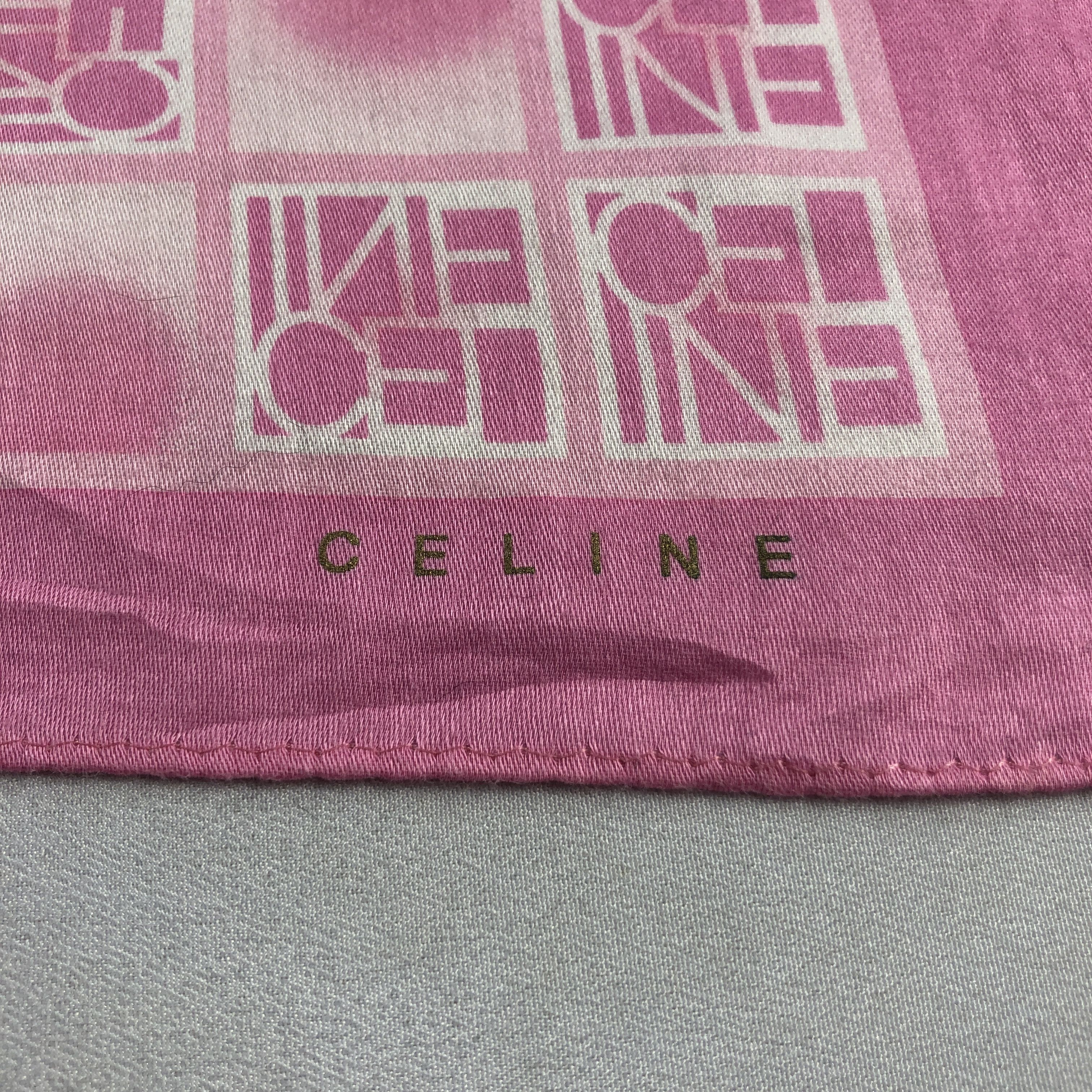 Vintage CeLIne Handkerchief Neckerchief Bandana H2621 Size ONE SIZE - 3 Thumbnail