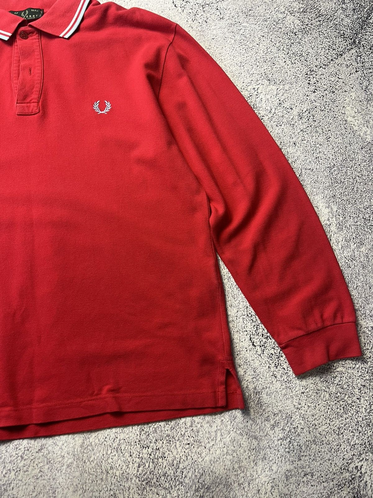 Fred Perry Vintage Fred Perry Longsleeve Polo Shirt Size US S / EU 44-46 / 1 - 15 Thumbnail