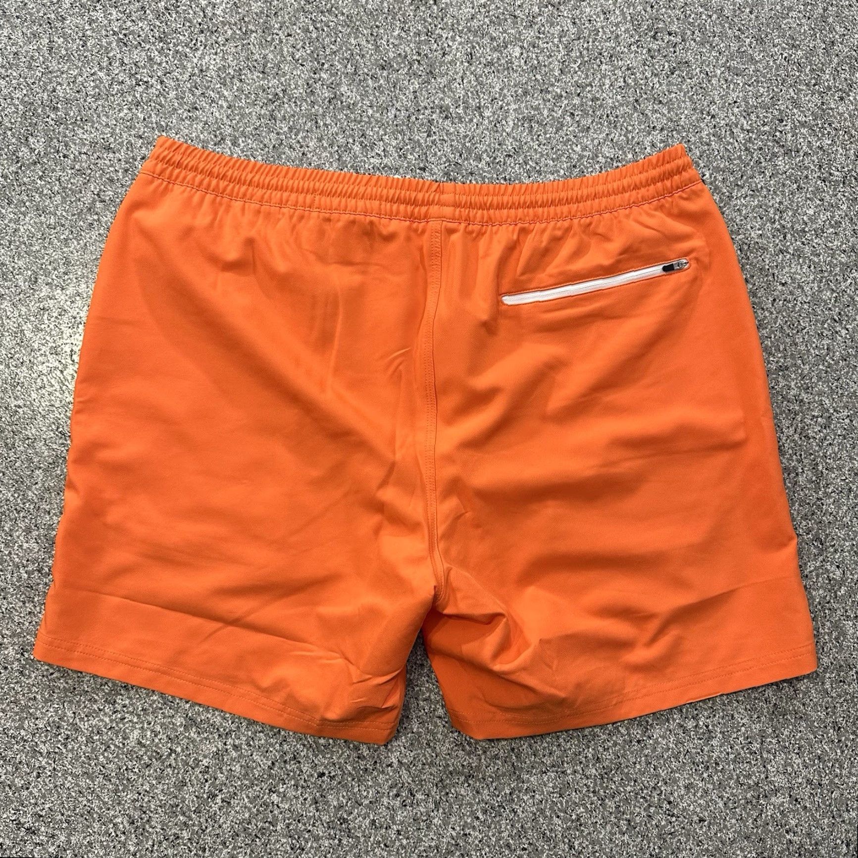 Outerknown Outerknown Nomadic Sports Shorts XL Mens Orange 7” Trunk Drawstring Pockets Lined Android? Size US 36 / EU 52 - 4 Thumbnail