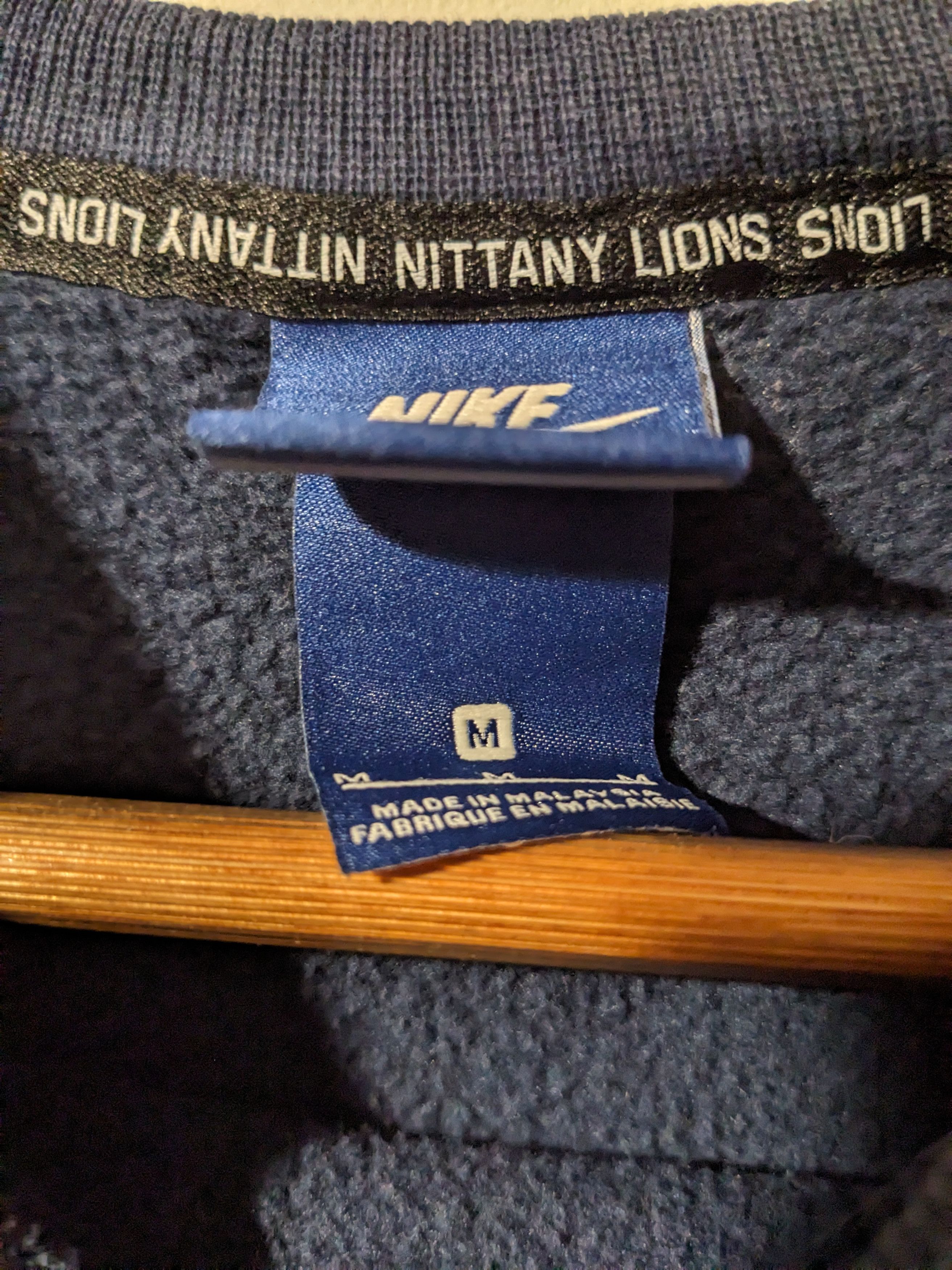 Nike × Vintage Vintage 2010's Penn State Nike Center Swoosh Sweatshirt Size US M / EU 48-50 / 2 - 3 Thumbnail