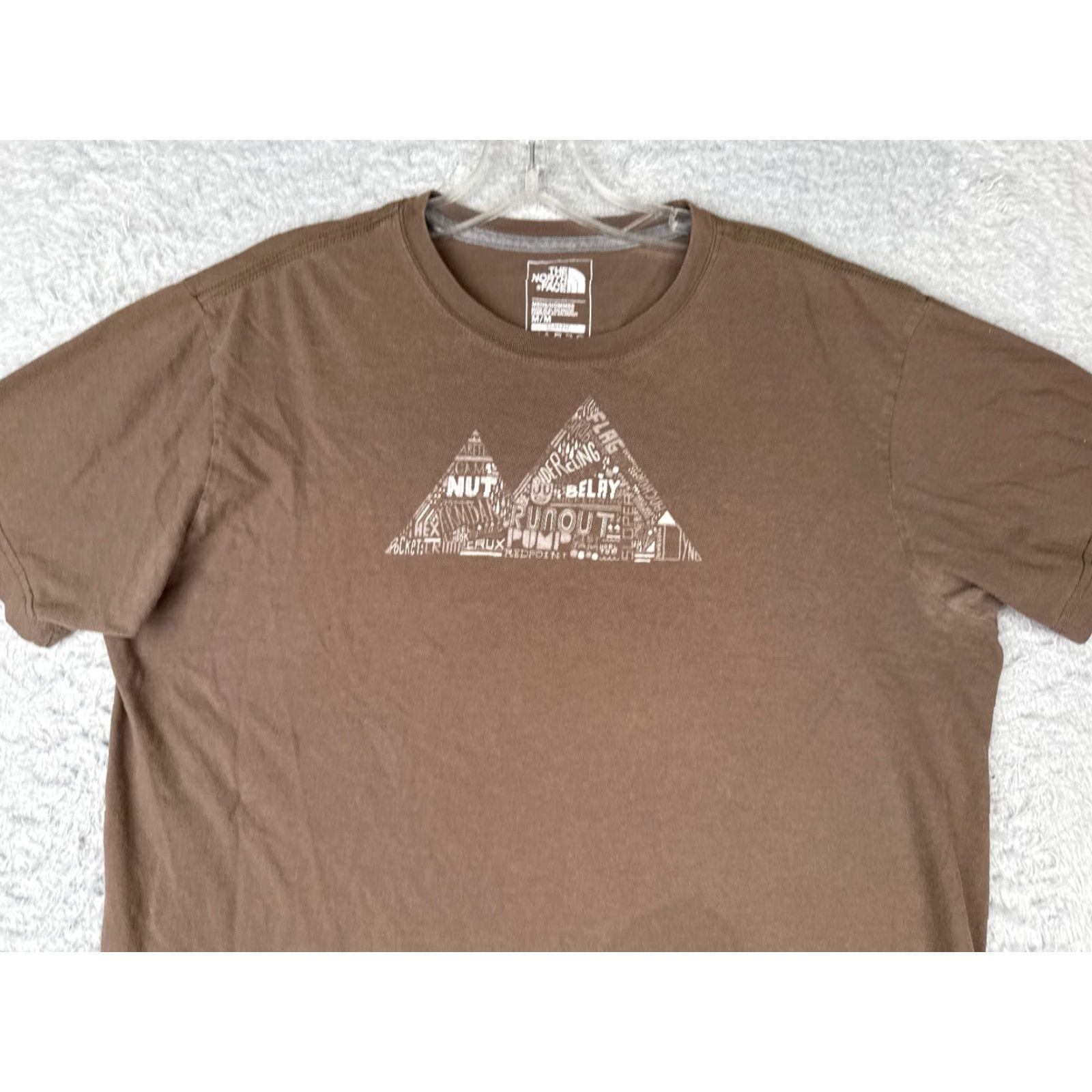 The North Face The North Face Shirt Men Medium Brown Short Sleeve Crew Neck 100% Cotton READ Size US M / EU 48-50 / 2 - 4 Thumbnail