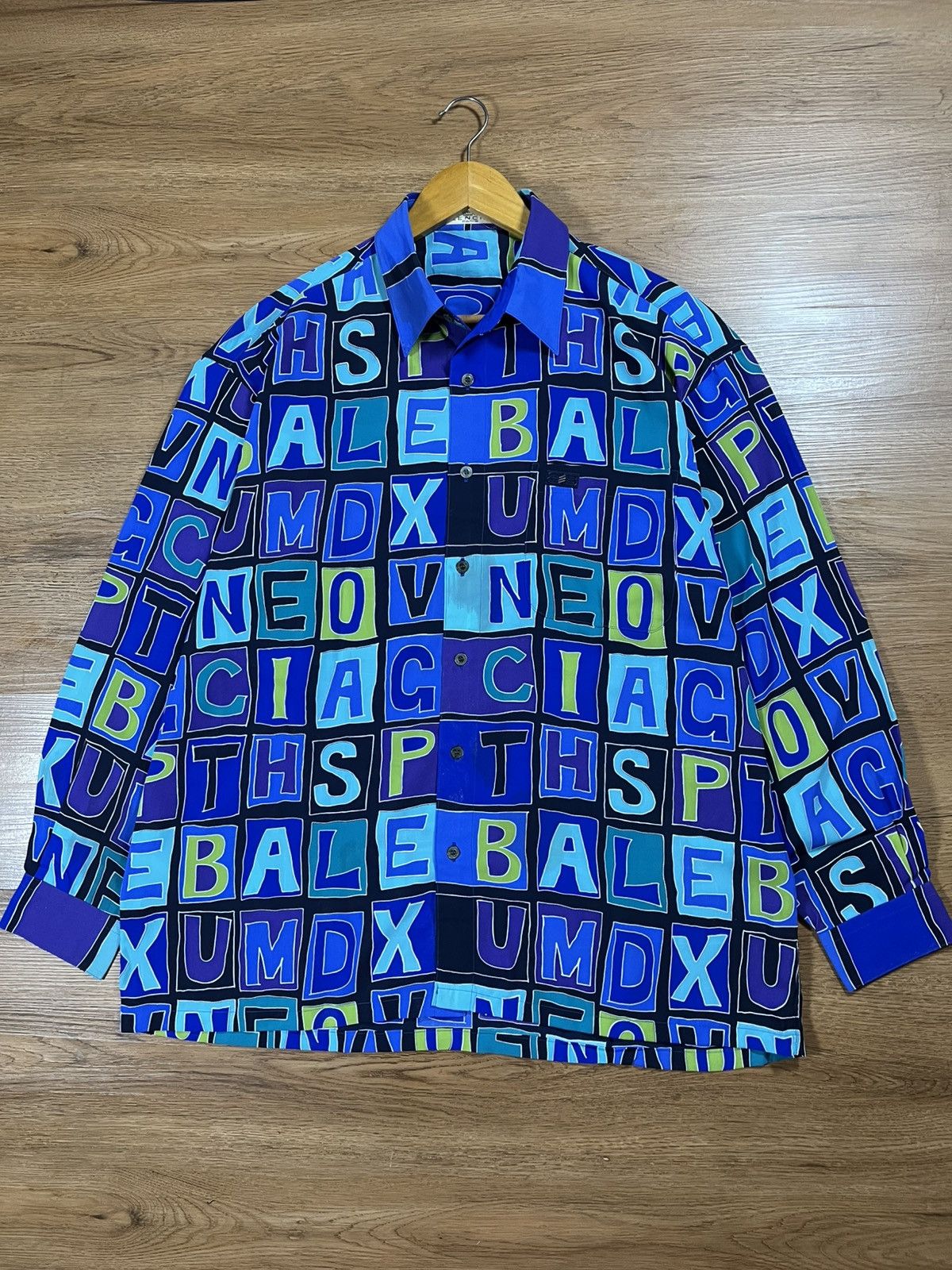 Balenciaga Balenciaga printed shirt Size US L / EU 52-54 / 3 - 1 Thumbnail