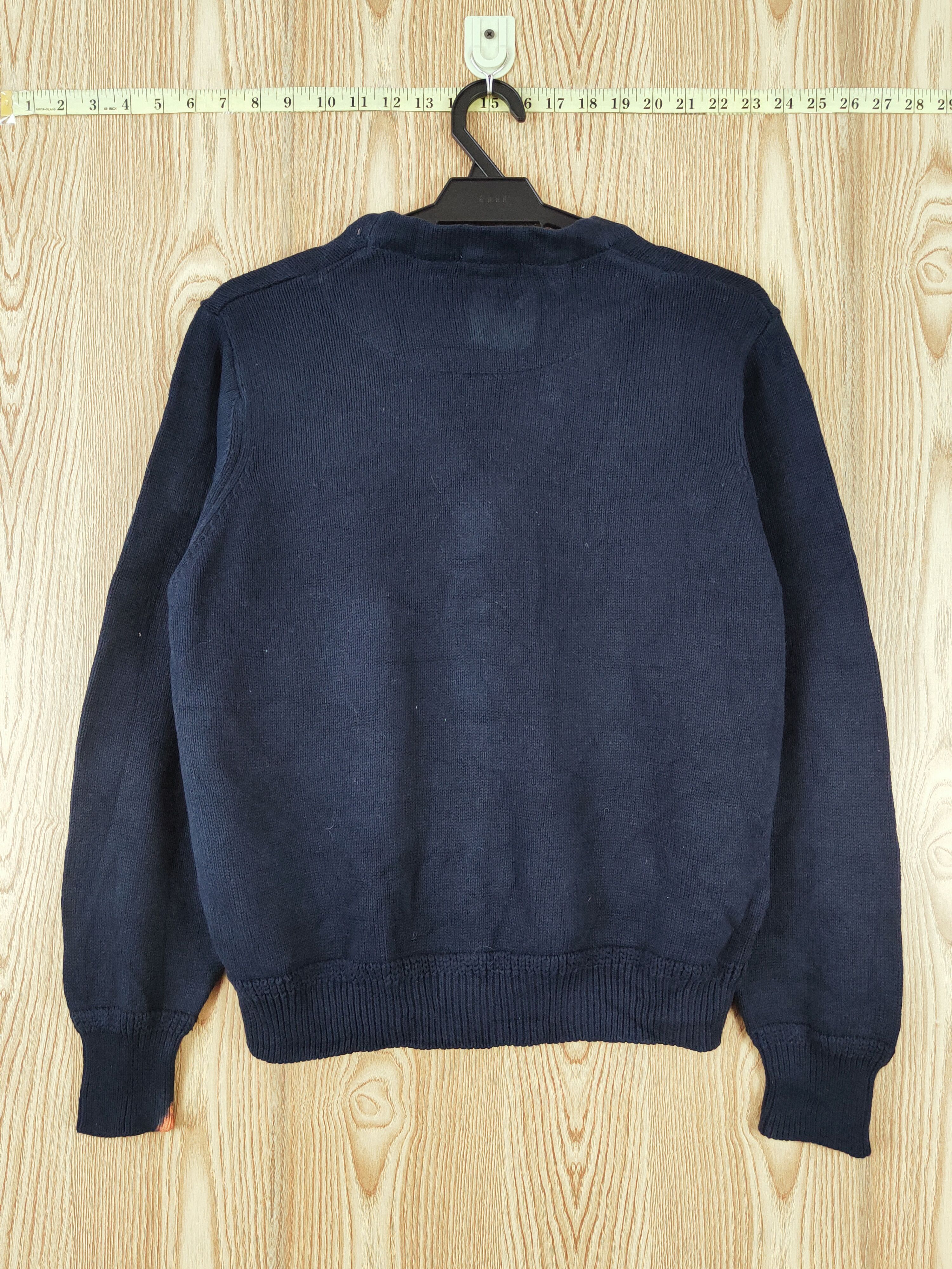 Japanese Brand × Vintage Craft Navy Knitwear Sweatshirts #W814 Size M / US 6-8 / IT 42-44 - 7 Thumbnail