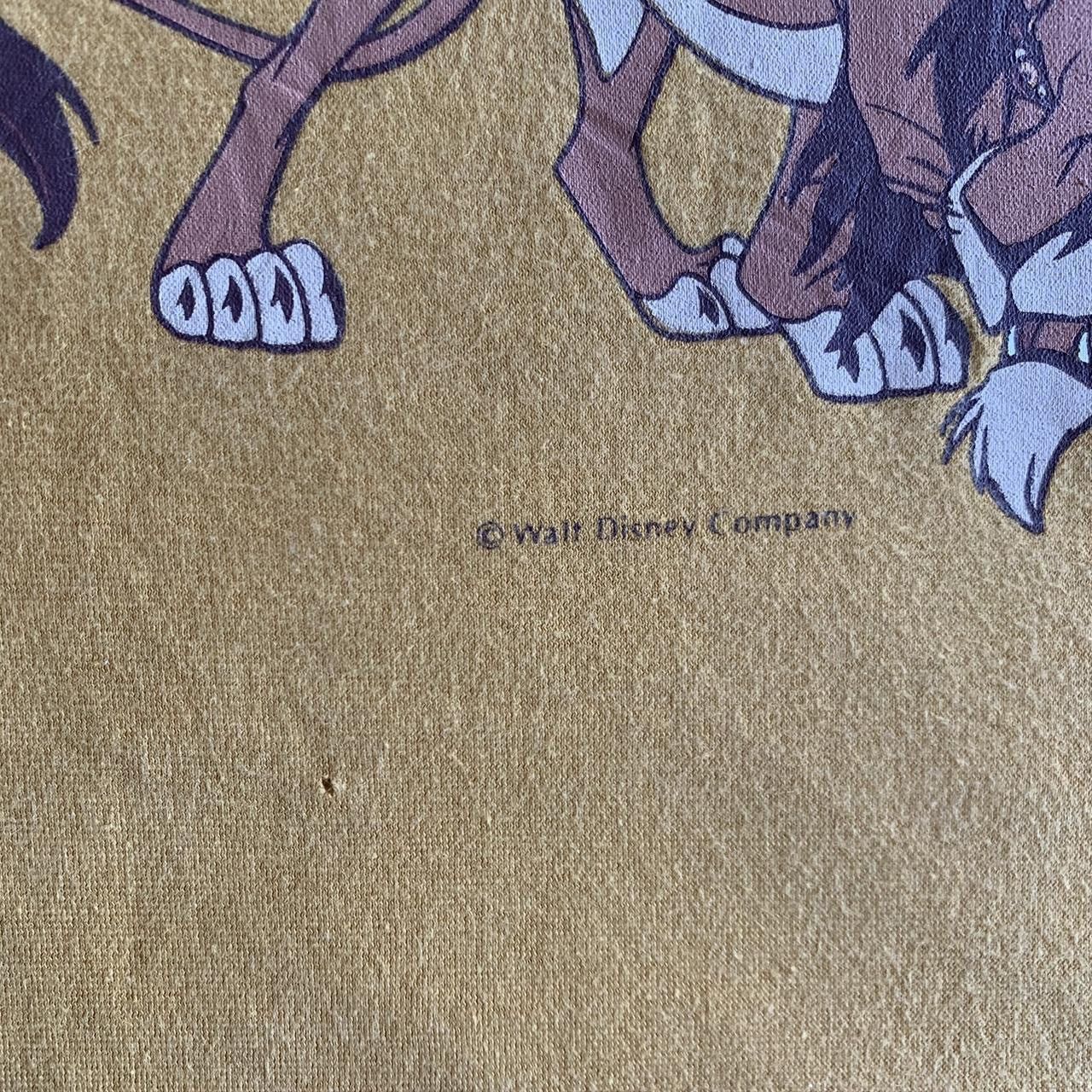 Disney 90s vintage Lion King Disney Land large t-shirt Size US L / EU 52-54 / 3 - 3 Thumbnail