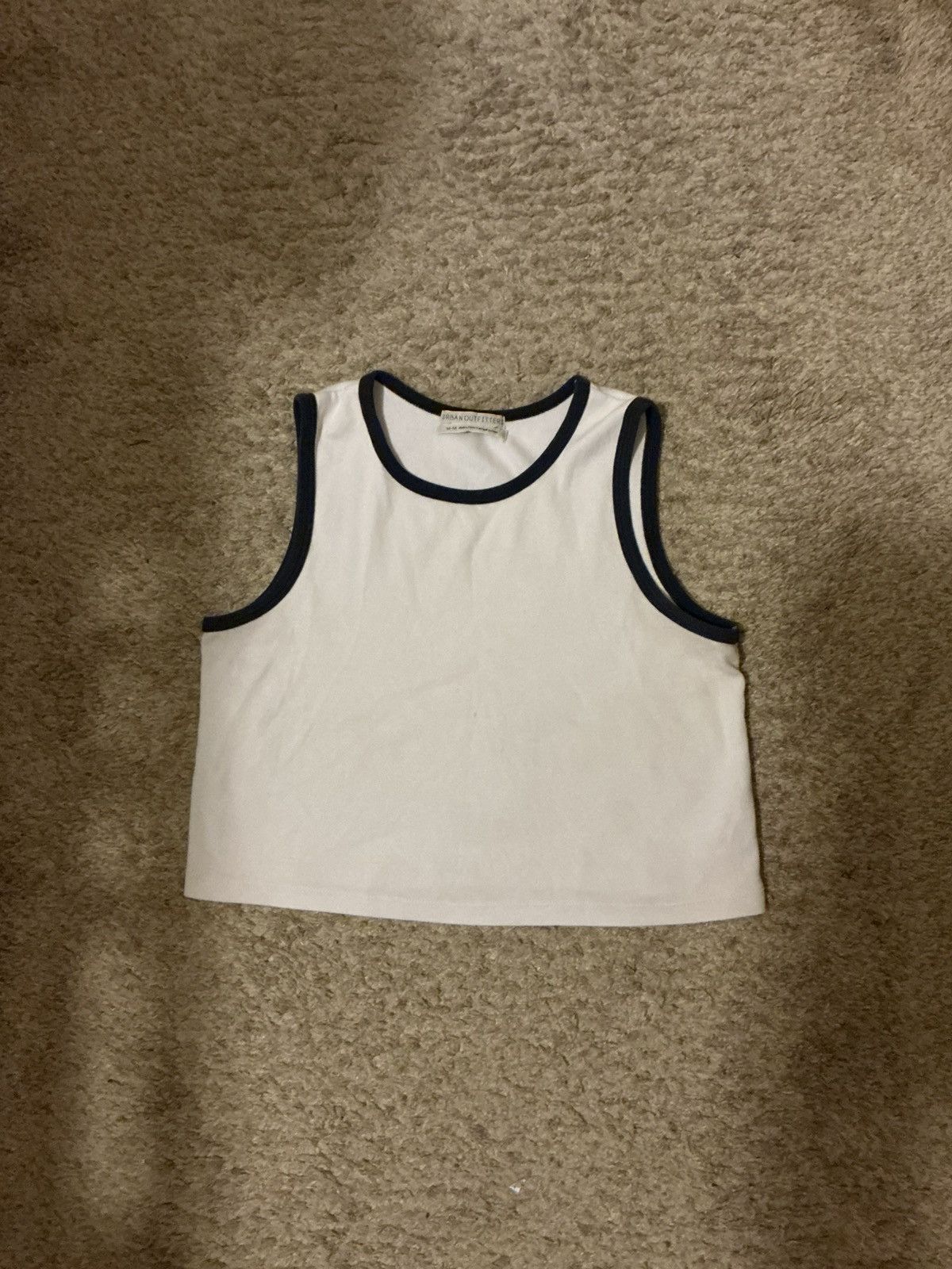 Urban Outfitters Urban Outfitters white cropped tank top Size M / US 6-8 / IT 42-44 - 1 Thumbnail