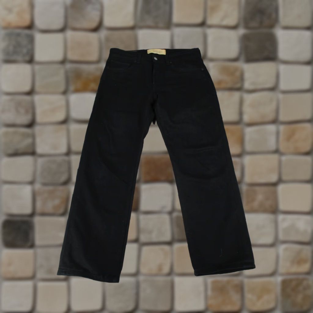 Levi's VINTAGE Levi's Made & Crafted Jeans Men 30x27 Straight Black Denim Regular Fit 90s Size US 30 / EU 46 - 1 Thumbnail