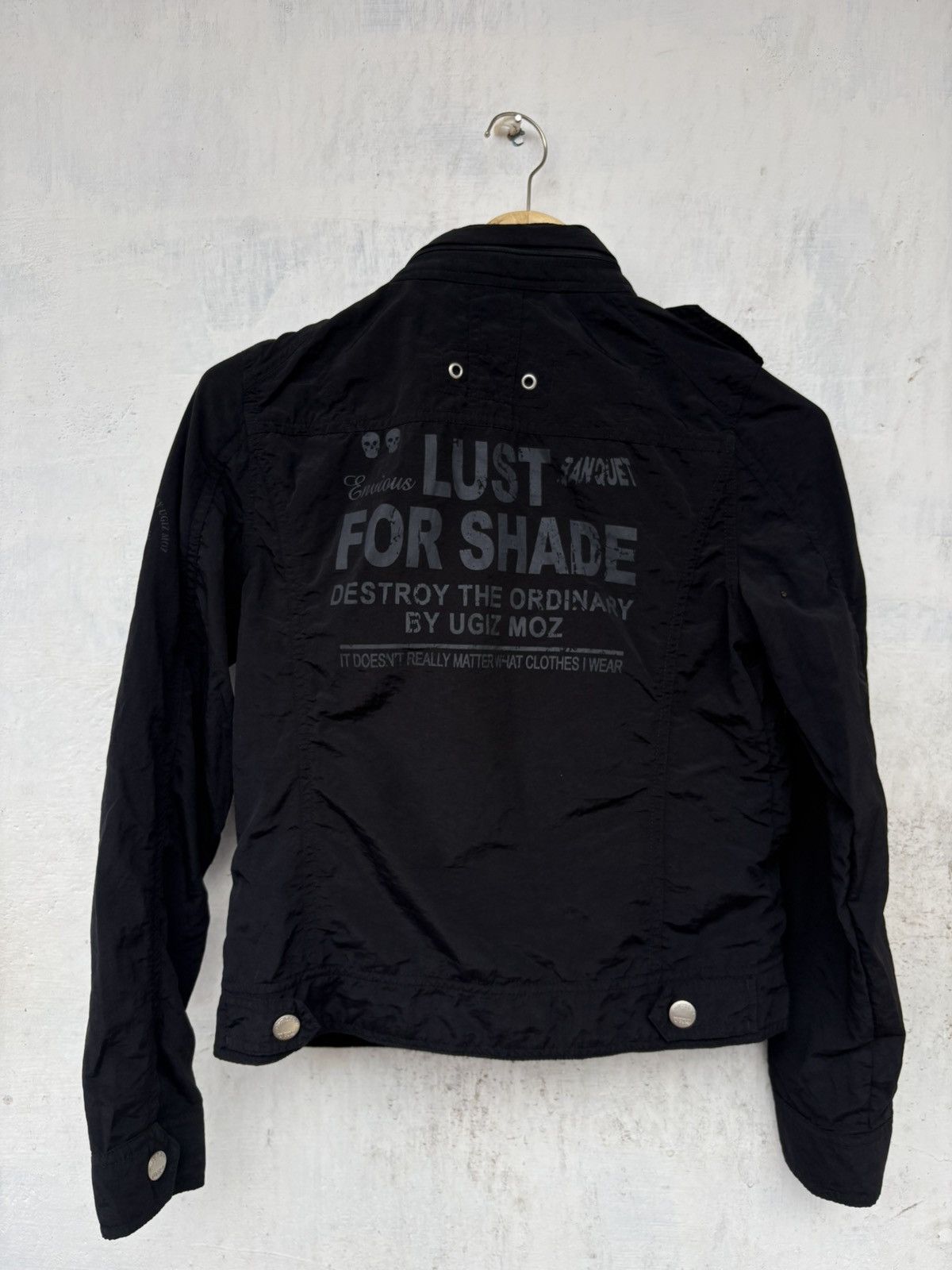 Japanese Brand UGIZ Leather Jacket Zipper Skull Japanase Brand Size US M / EU 48-50 / 2 - 2 Thumbnail