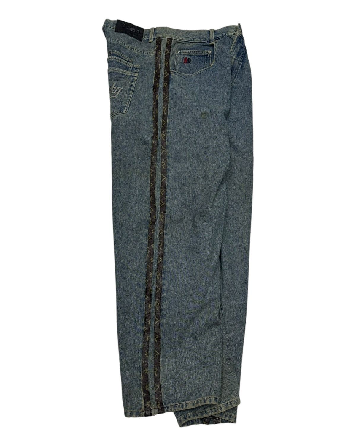 If Six Was Nine 🔥FREAKY MASSIVE LV MONOGRAM BAGGY JEANS HYPE Size US 34 / EU 50 - 8 Thumbnail