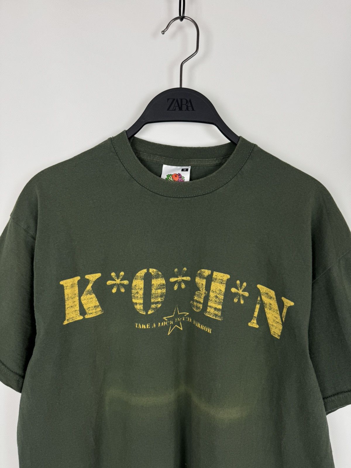 Band Tees × Vintage 2003-2004 Sun Faded Korn Take a Lock in the Mirror T-Shirt Size US M / EU 48-50 / 2 - 2 Thumbnail