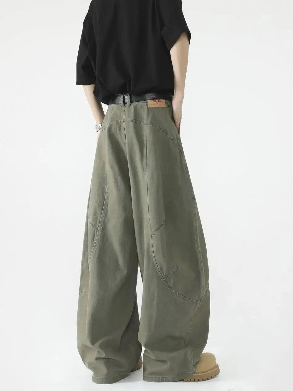 Japanese Brand Retro loose casual wide leg jeans Size US 32 / EU 48 - 4 Thumbnail