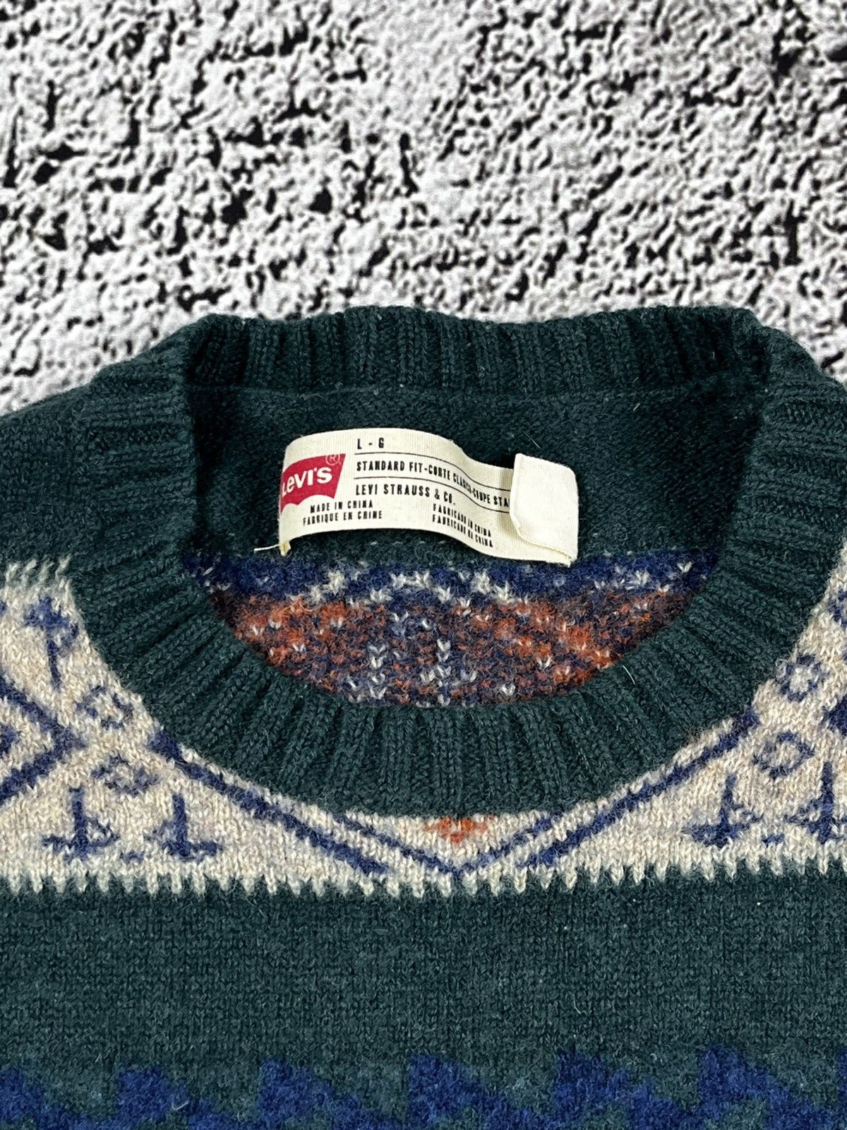 Levi's Vintage Clothing Vintage Y2K Levi’s wool sweater 00s style streetwear Size US S / EU 44-46 / 1 - 3 Thumbnail