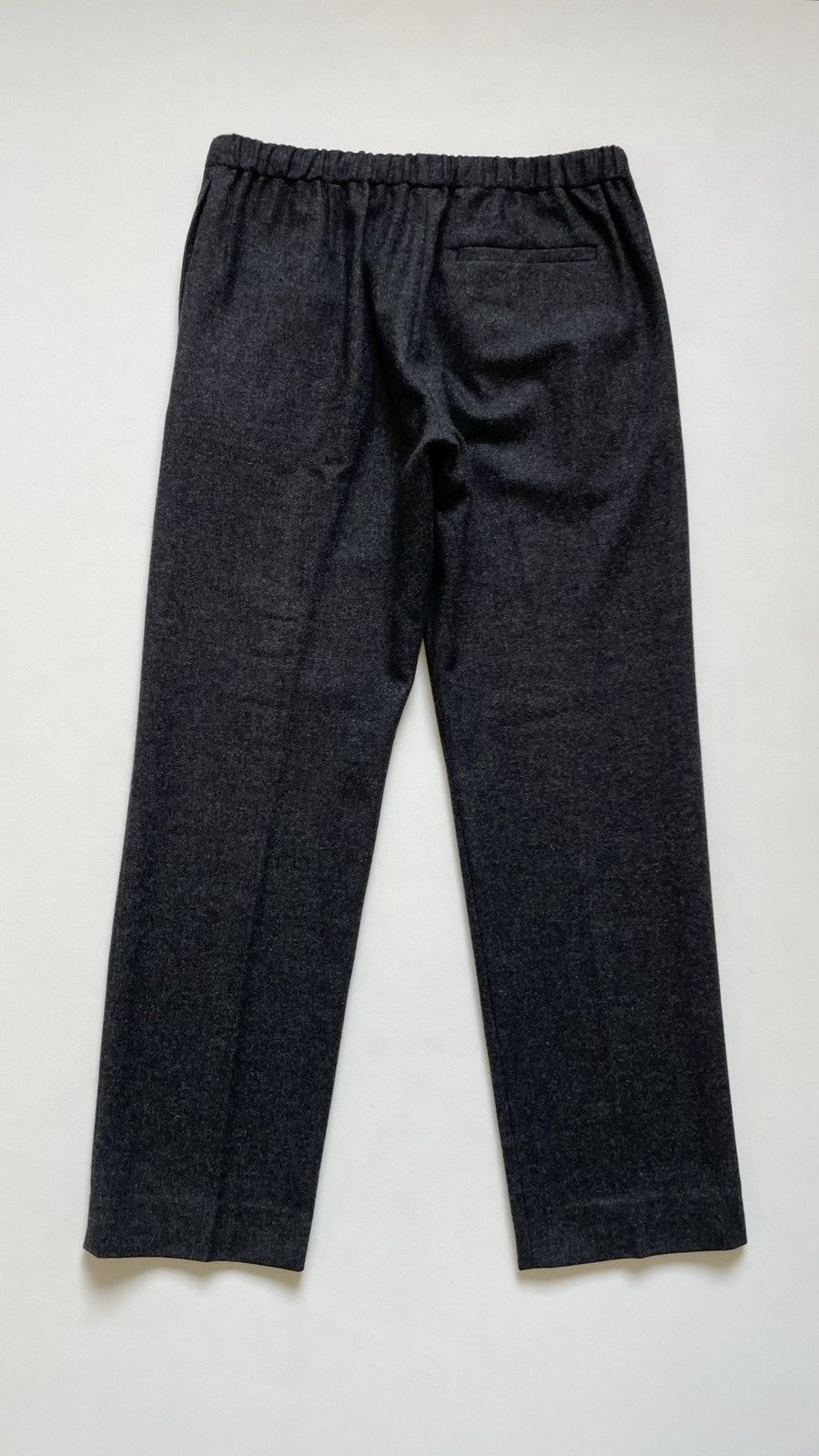 Dries Van Noten Gray Wool Drawstring Waist Trousers Size US 34 / EU 50 - 12 Thumbnail
