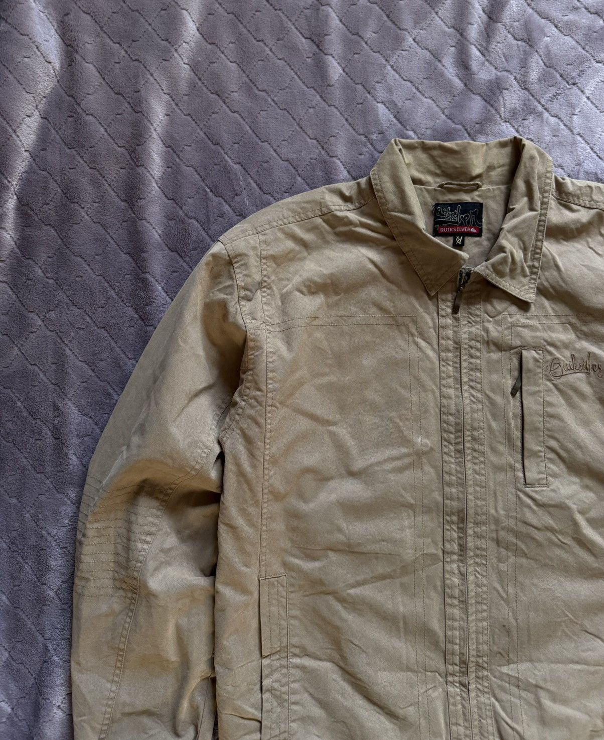 Quiksilver × Vintage Vintage y2k Quiksilver Bomber Jacket Size US XXL / EU 58 / 5 - 3 Thumbnail