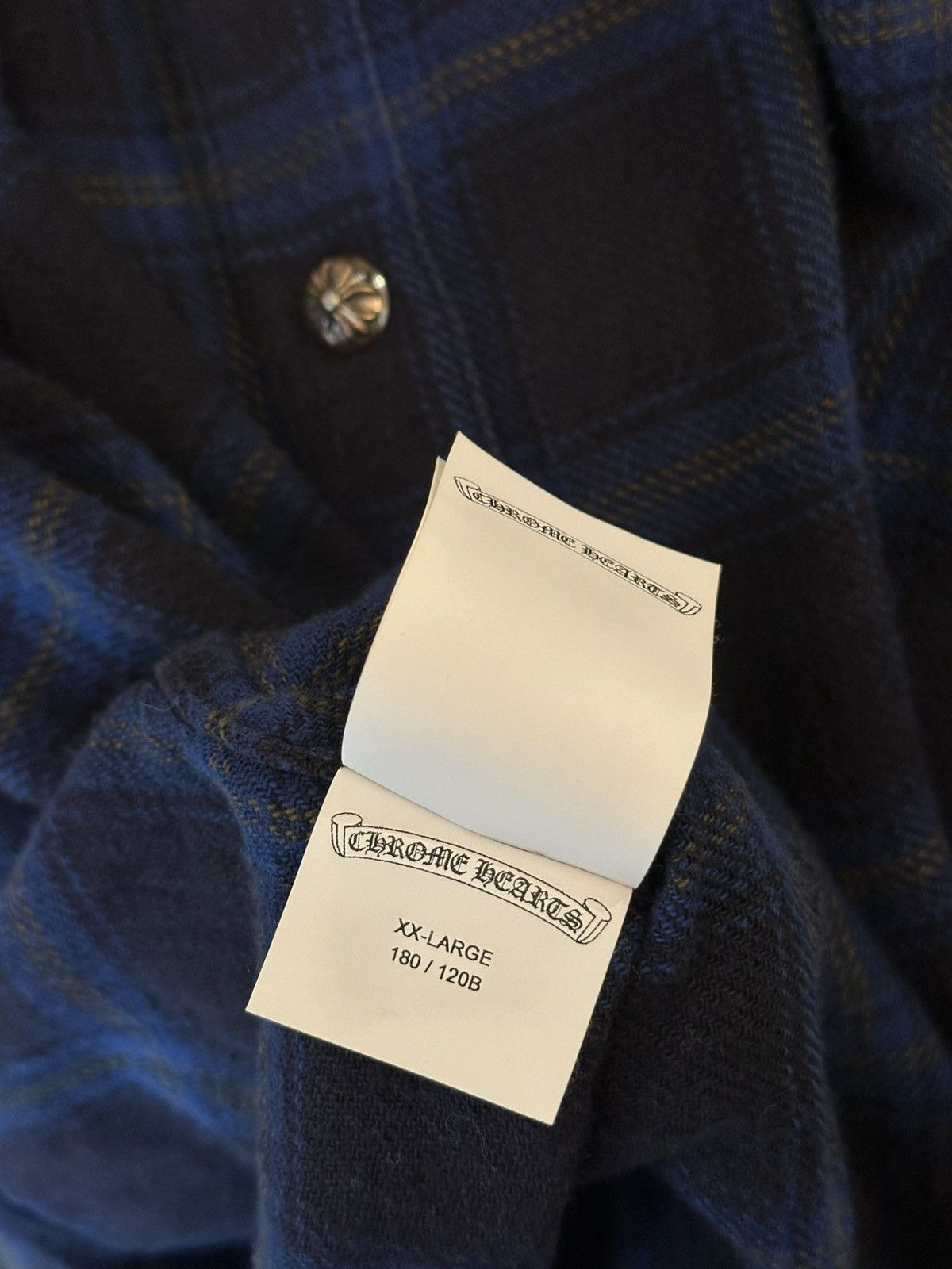 Chrome Hearts CHROME HEARTS FLOODED PATCH FLANNEL XXL Size US XXL / EU 58 / 5 - 6 Thumbnail