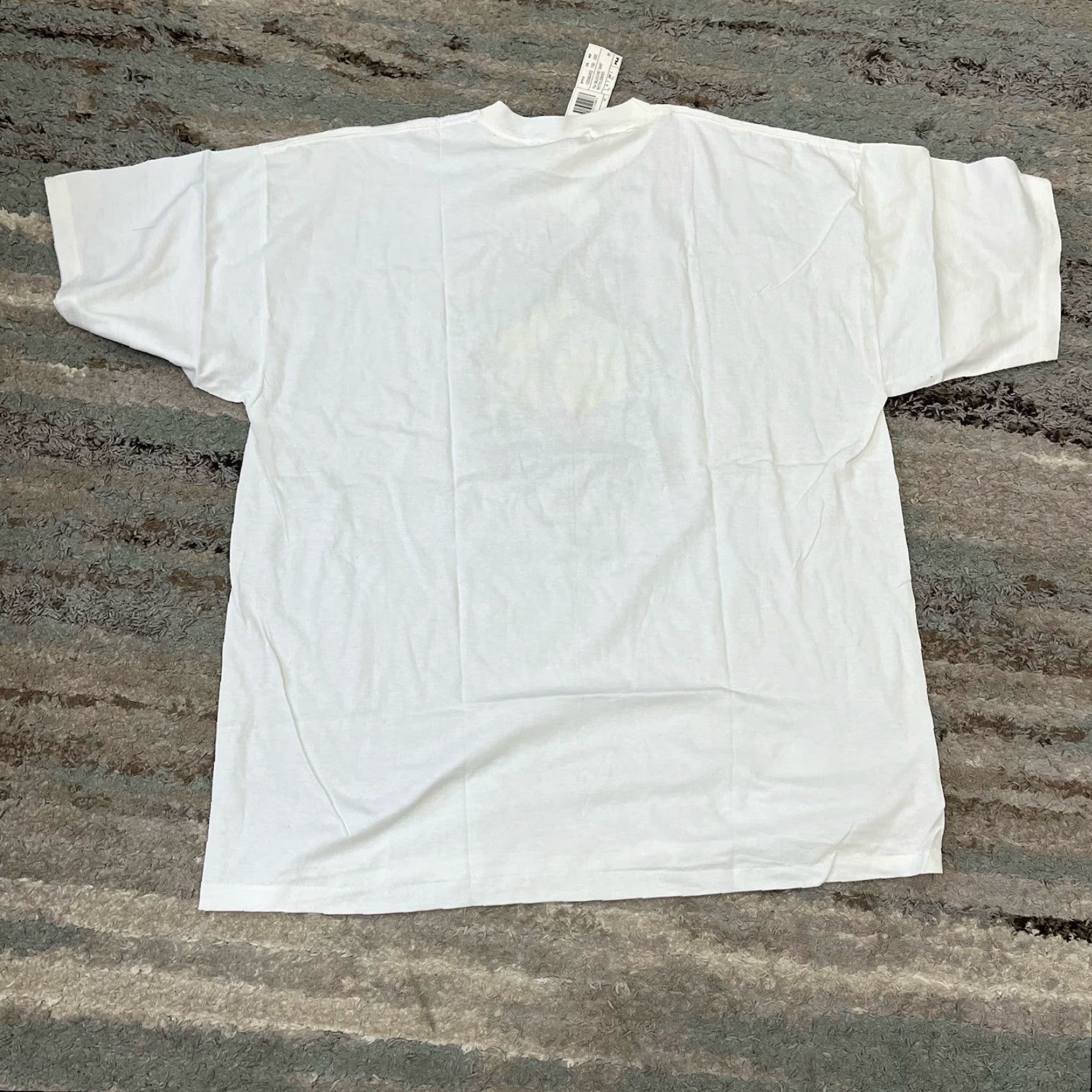 Fila VINTAGE FILA T-Shirt 2XL White Mens Crew Neck Short Sleeve Graphic Print FLA Balls-O-Fire 90s Sports USA Size US XXL / EU 58 / 5 - 3 Thumbnail