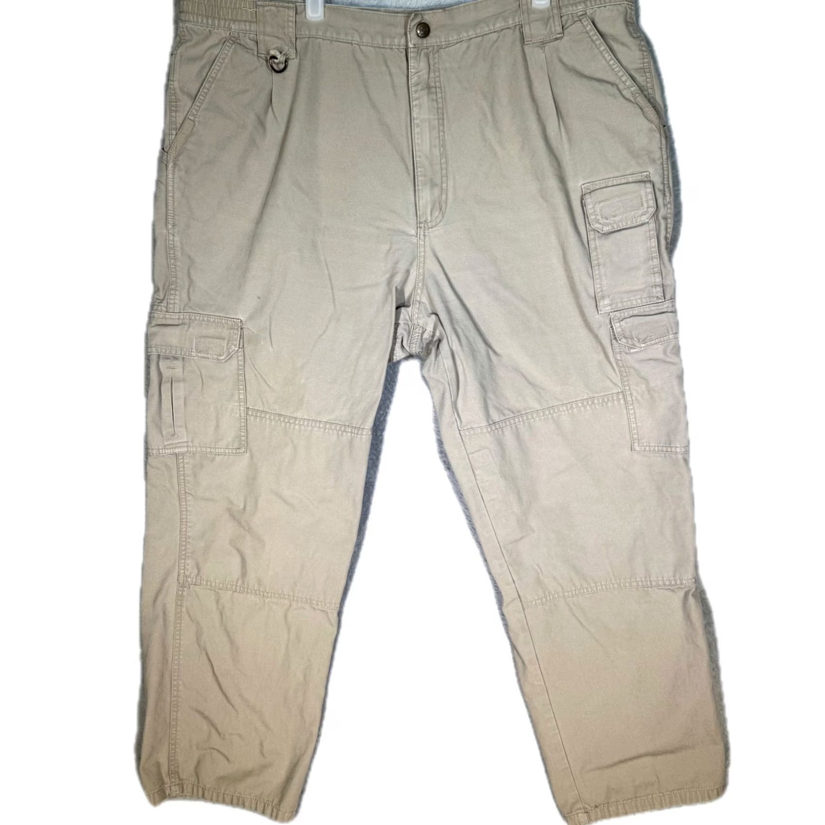 Vintage 5.11 Tactical Workwear Pants Men’s 42 x 30 Beige Cotton Cargo Pockets Cargo Pants Men's 42 Beige Size US 42 / EU 58 - 2 Thumbnail