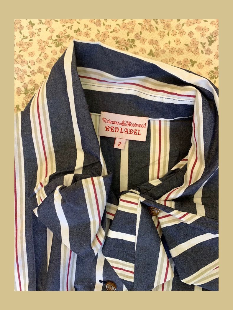 Vivienne Westwood Vivienne Westwood Striped short-sleeved shirt Size M / US 6-8 / IT 42-44 - 5 Thumbnail